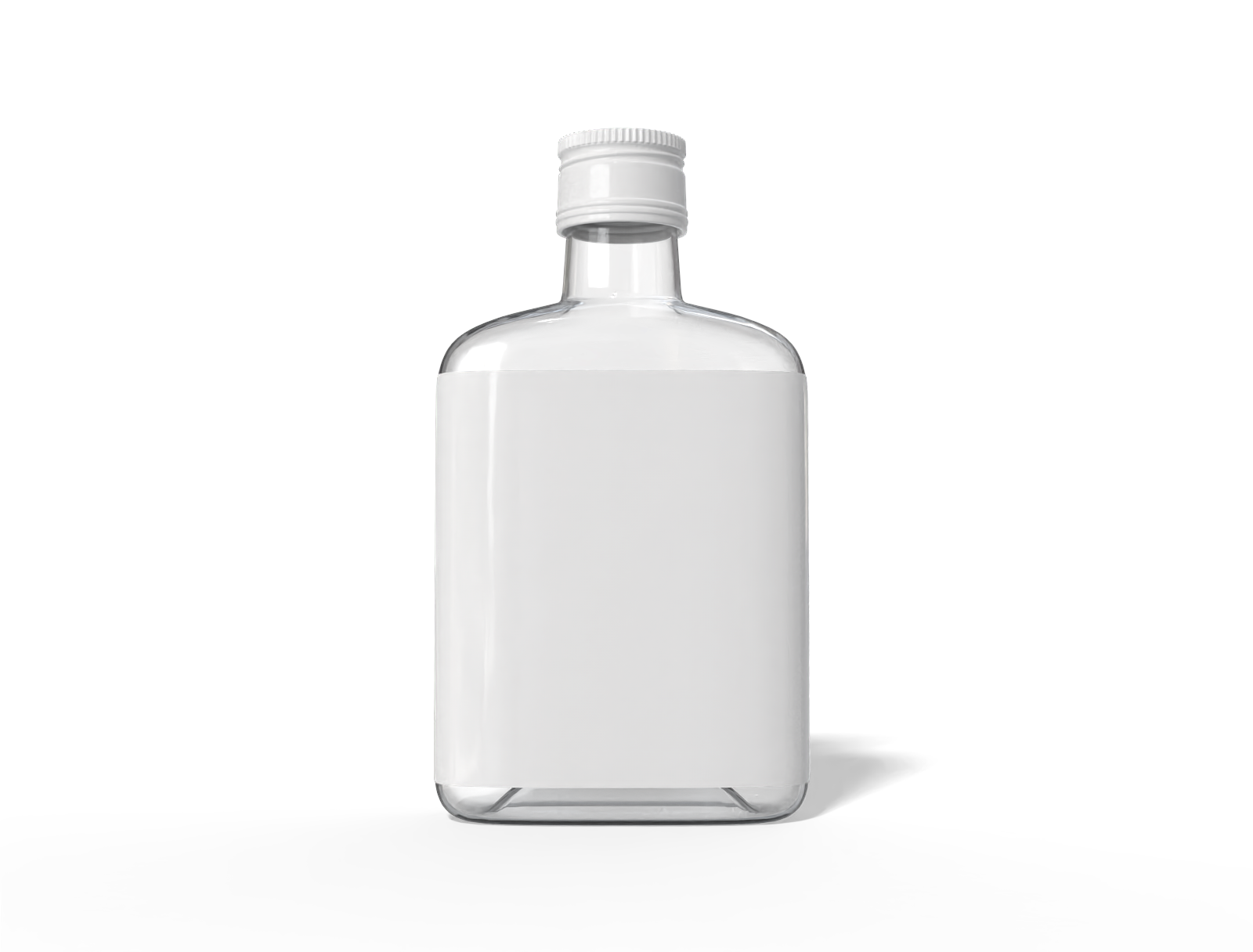 100 ml liquor bottle — Glossy glass