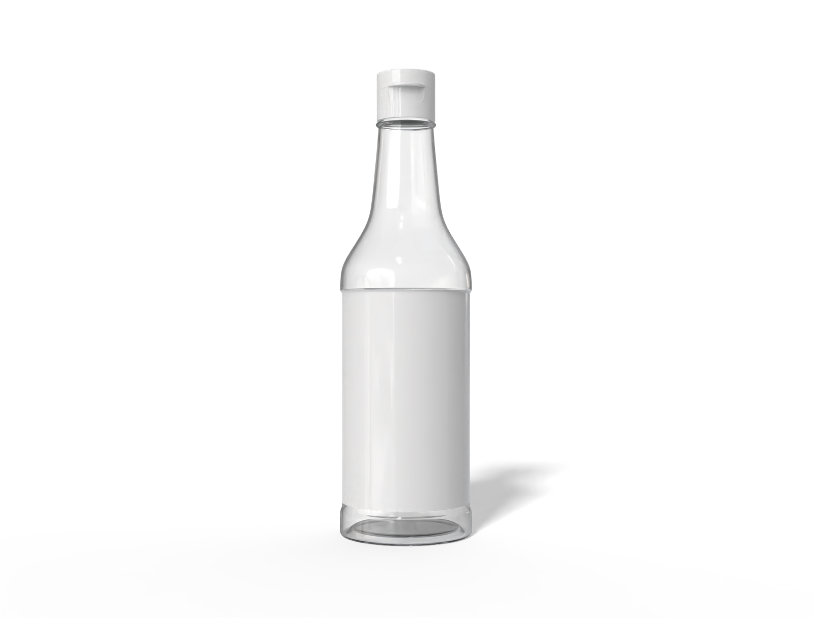 400 ml oil bottle — Glossy glass