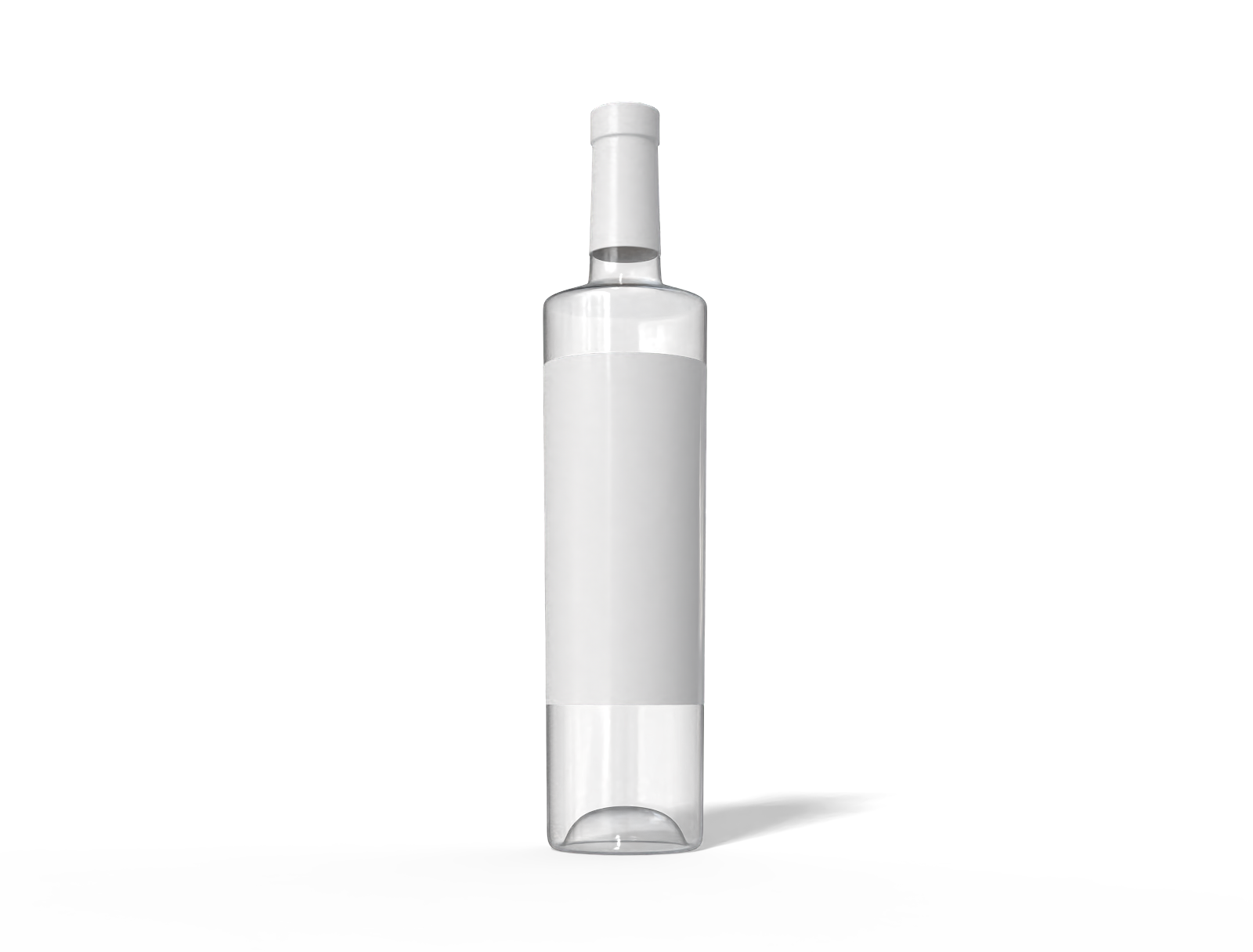Wine bottle — Glossy glass