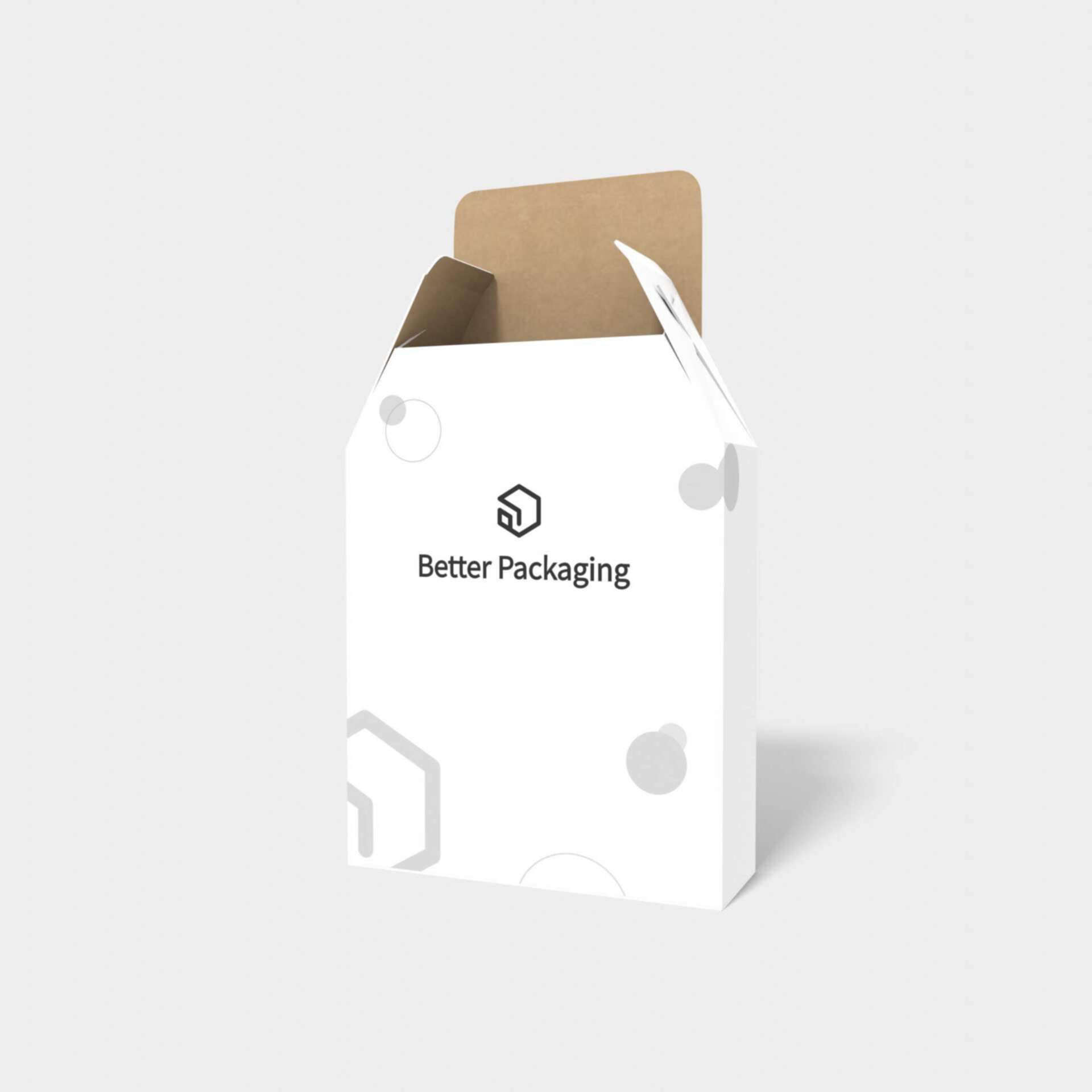 Tuck end box variations auto bottome snap lock boxes heart interlock — White paperboard
