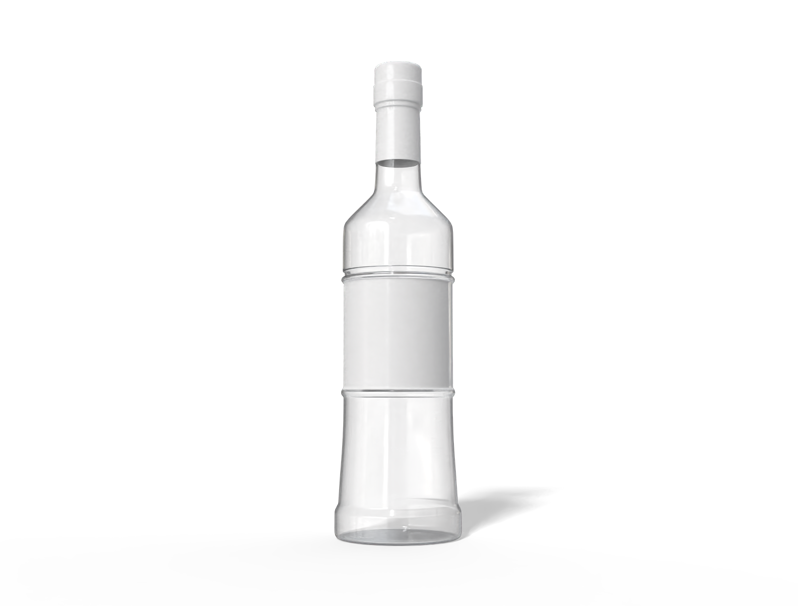 375 ml vodka bottle — Glossy glass