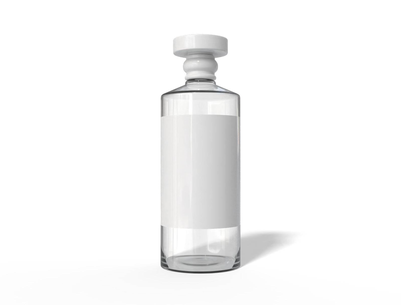 250 ml liquor bottle — Glossy glass