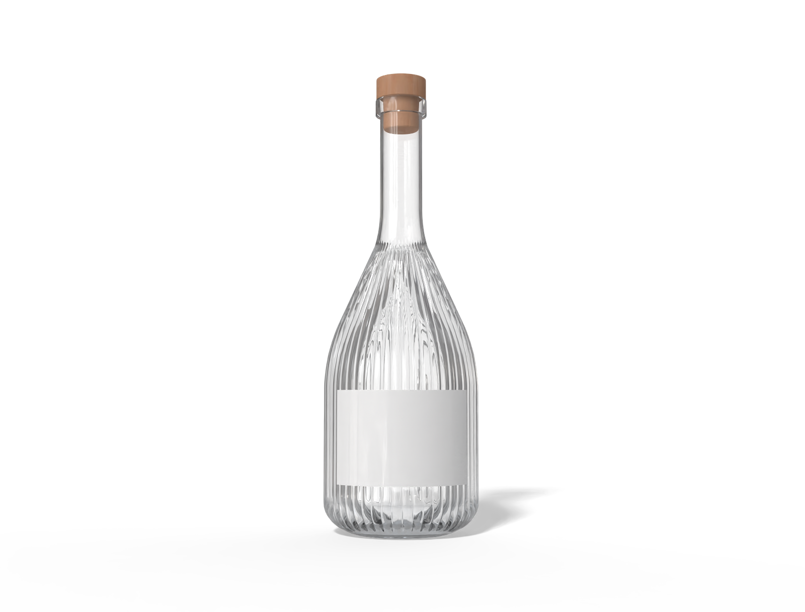 500 ml wine bottle — Glossy glass
