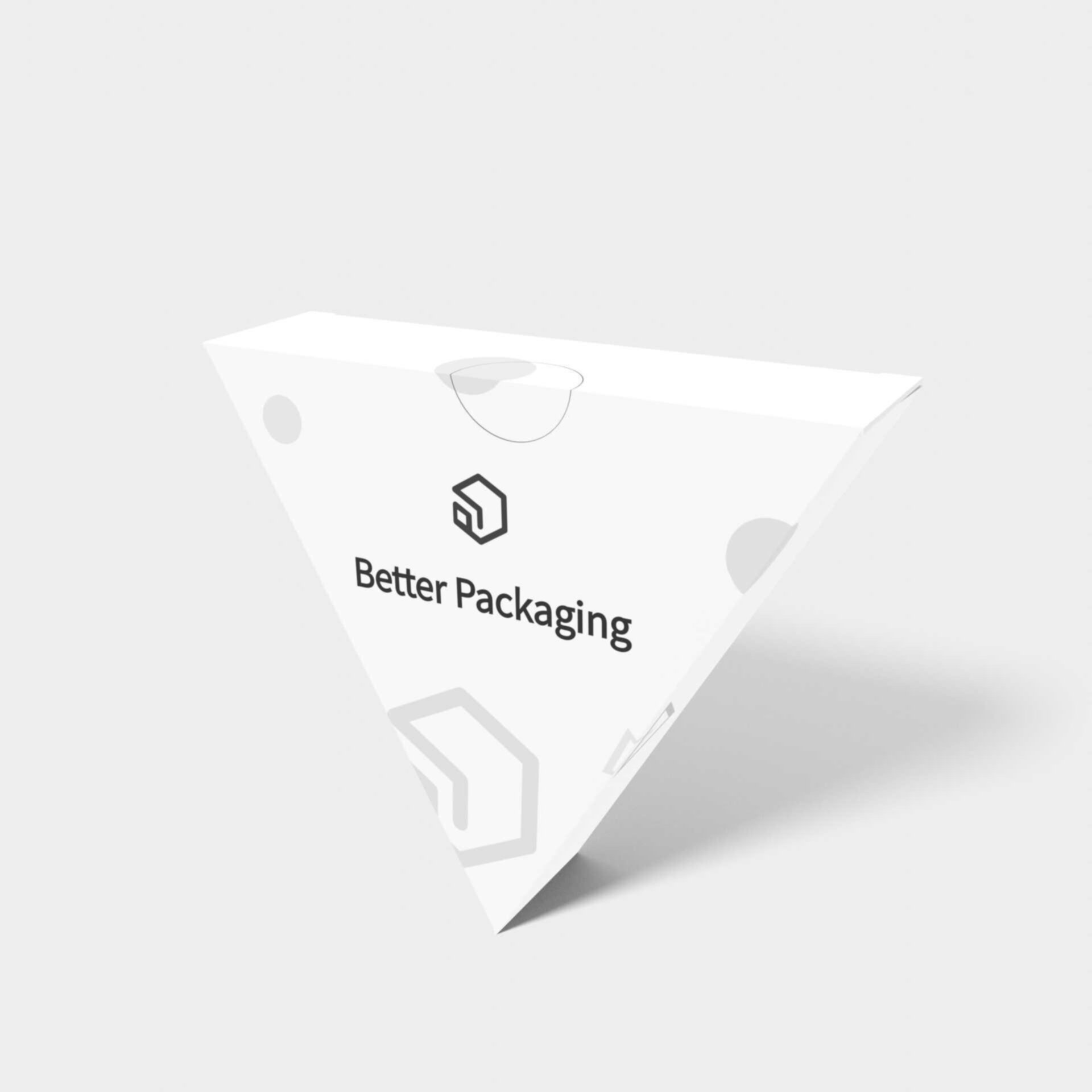 Polygonal boxes regular triangle lock inserts — Corrugated board