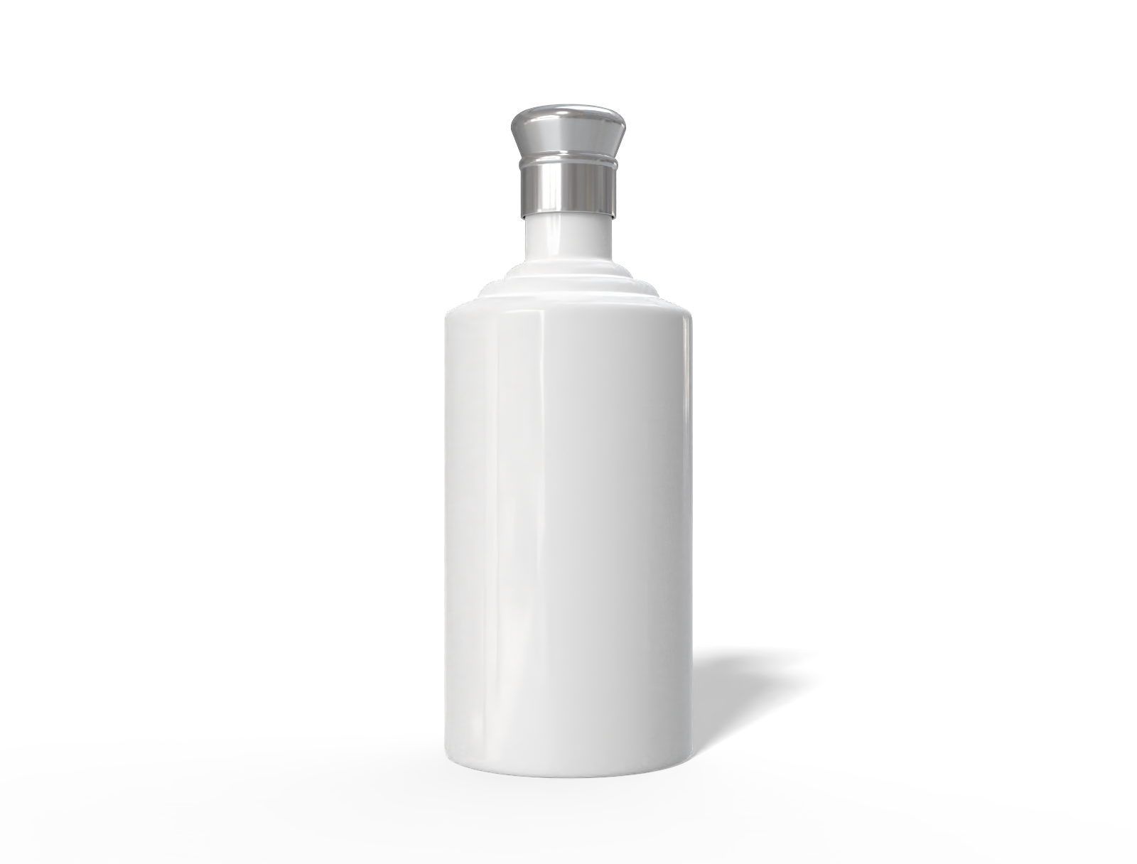 250 ml liquor bottle — Glossy ceramic