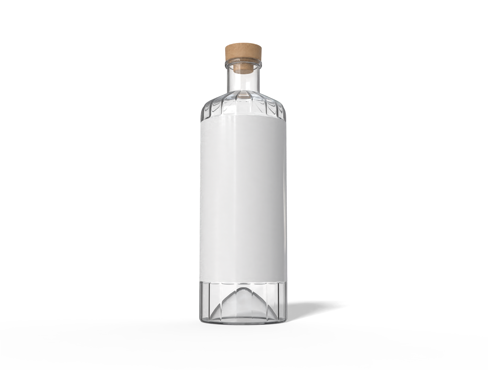 Liquor bottle — Glossy glass