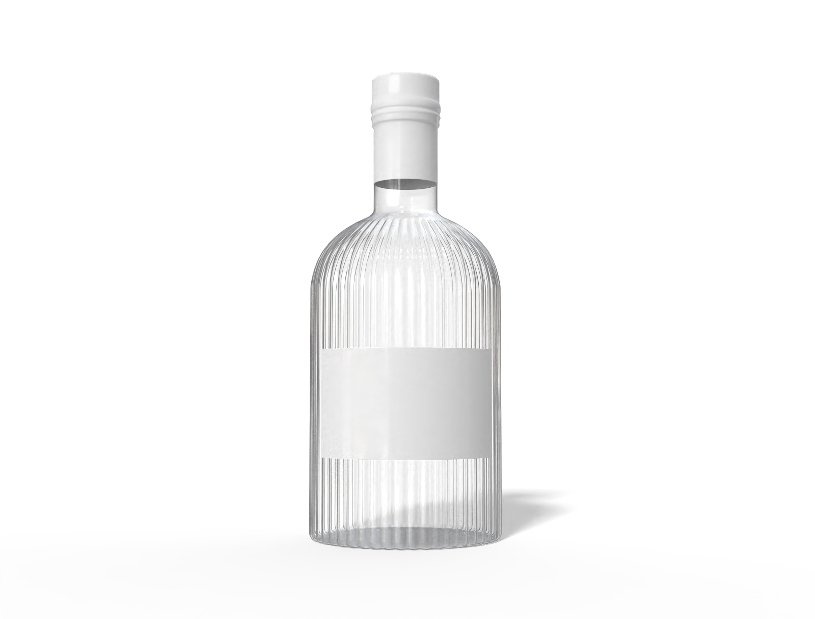 350 ml glass drink bottle — Glossy glass