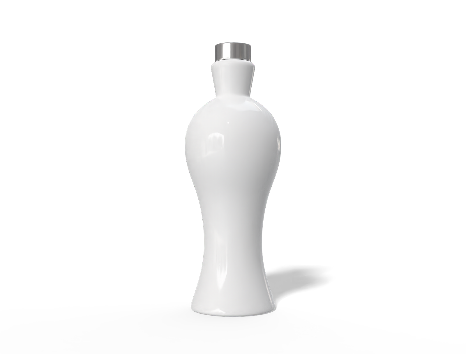 Liquor bottle — Glossy ceramic