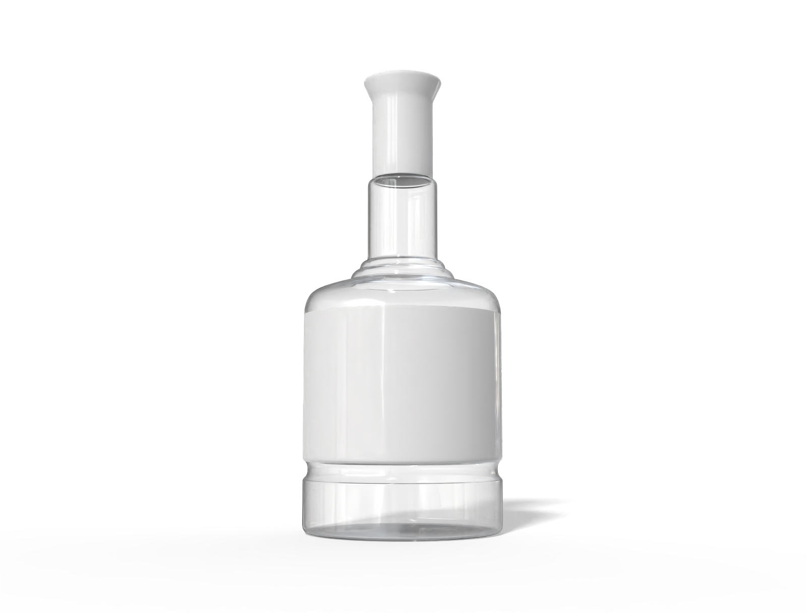 1 L gin bottle — Glossy glass