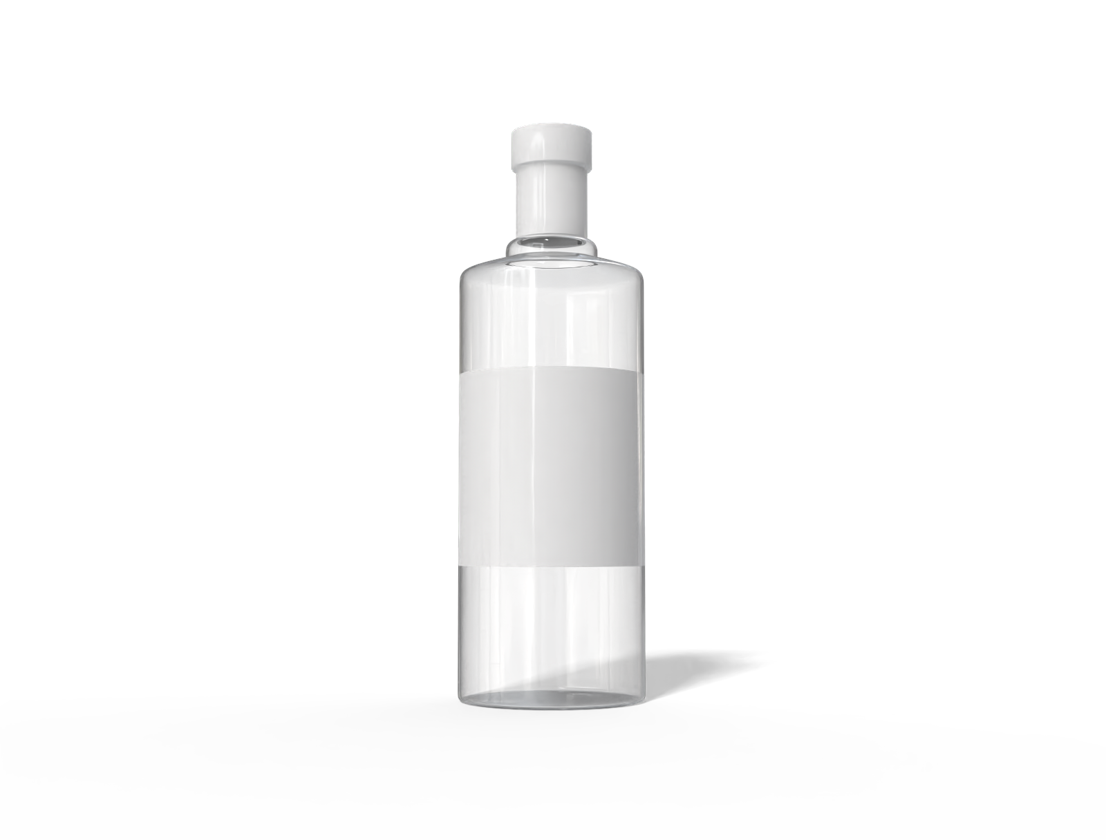 250 ml gin bottle — Glossy glass