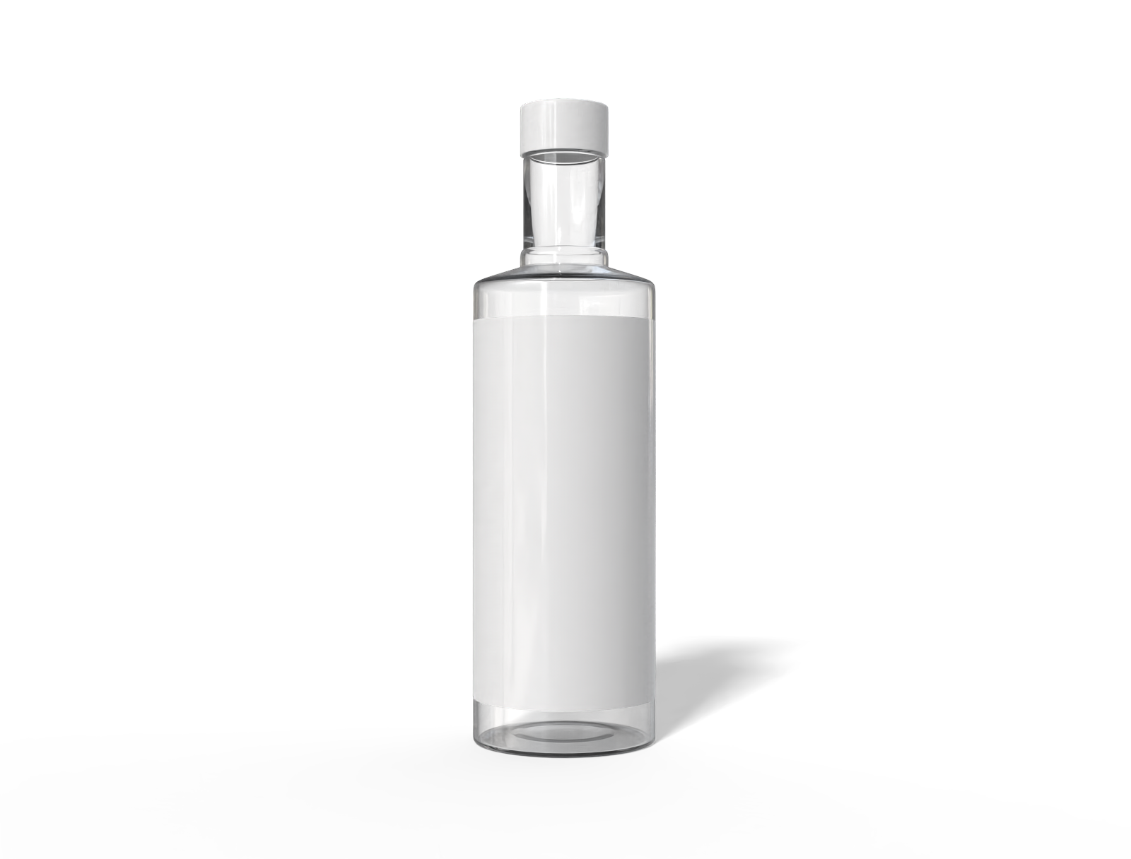 750 ml liquor bottle — Glossy glass