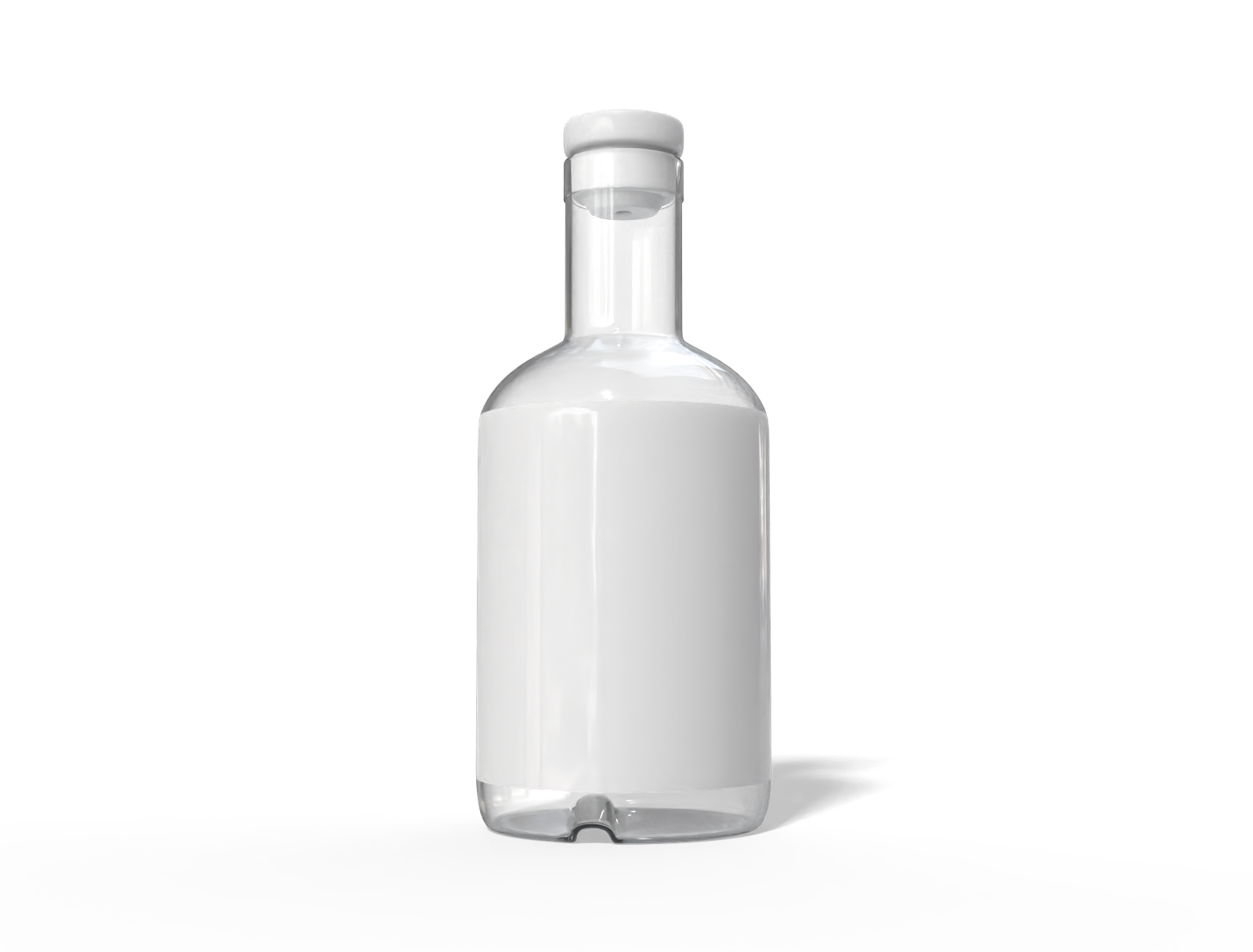 350 ml vodka bottle — Glossy glass