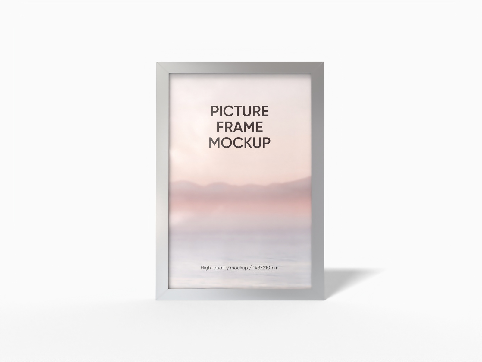 A5 picture frame — Matte metal