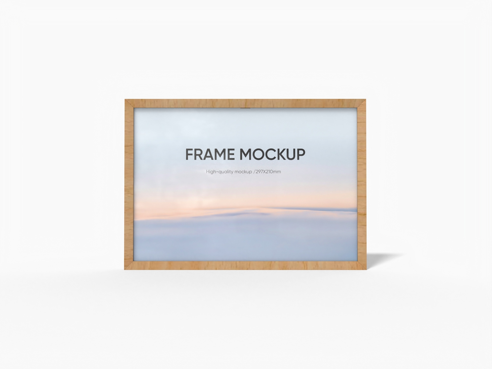 A4 frame — Wood