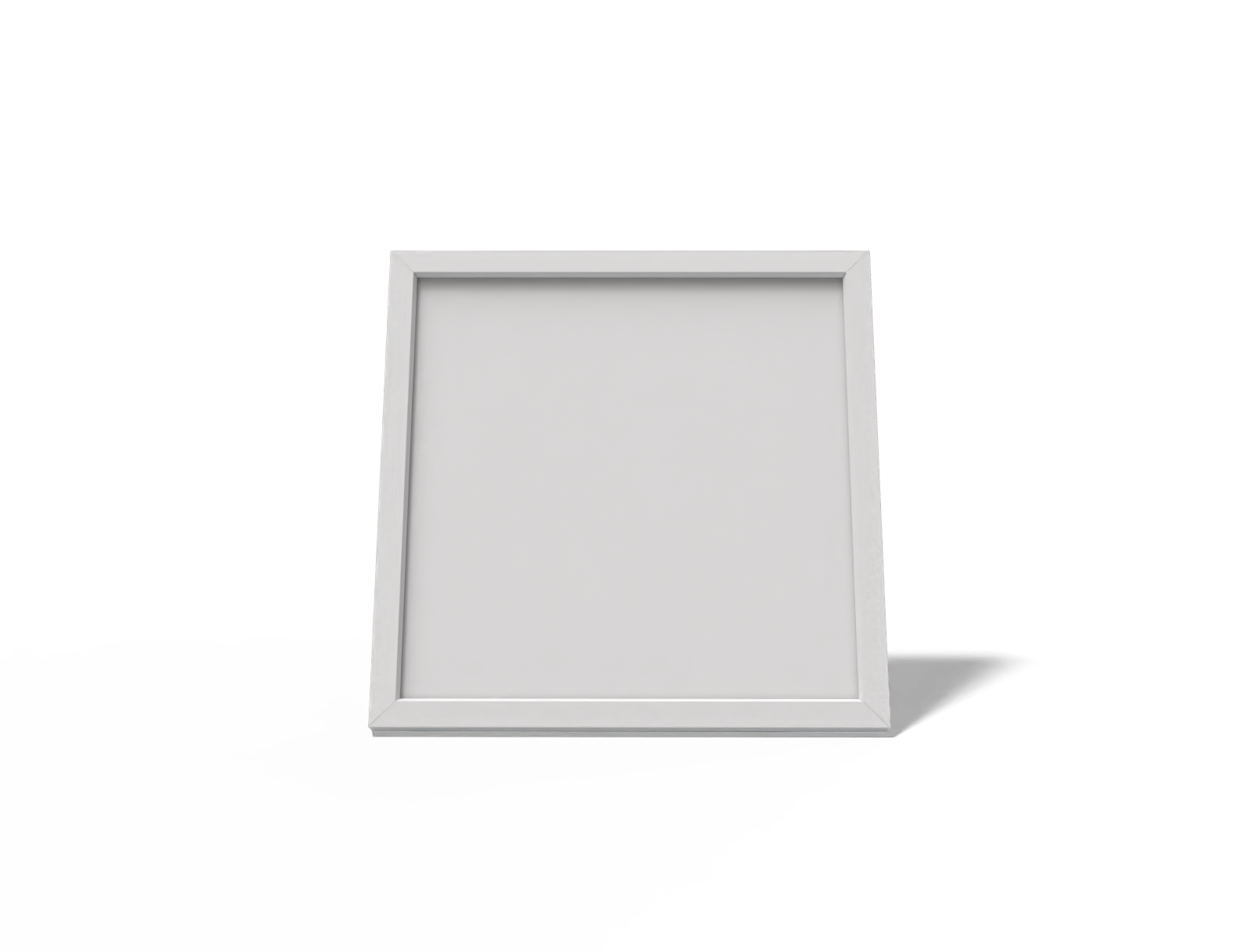 Square picture frame — Glossy plastic