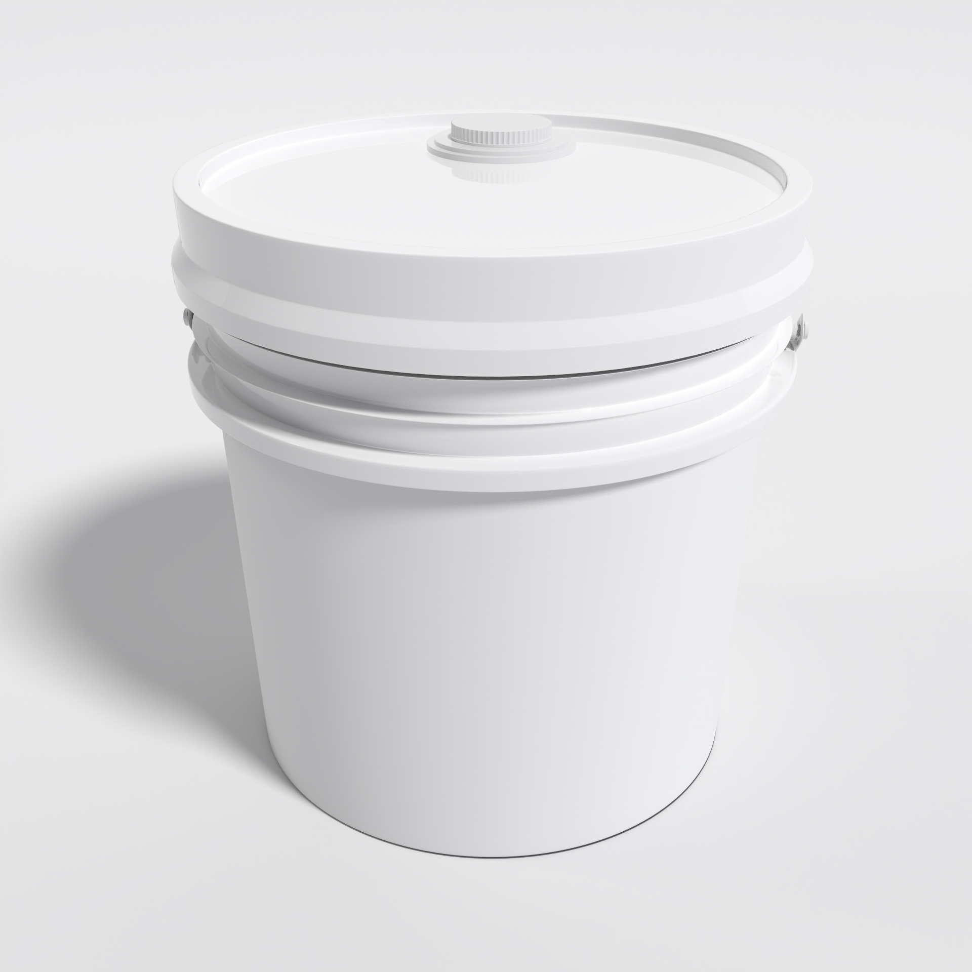 Bottles plastic barrels cylindrical barrels — Glossy plastic