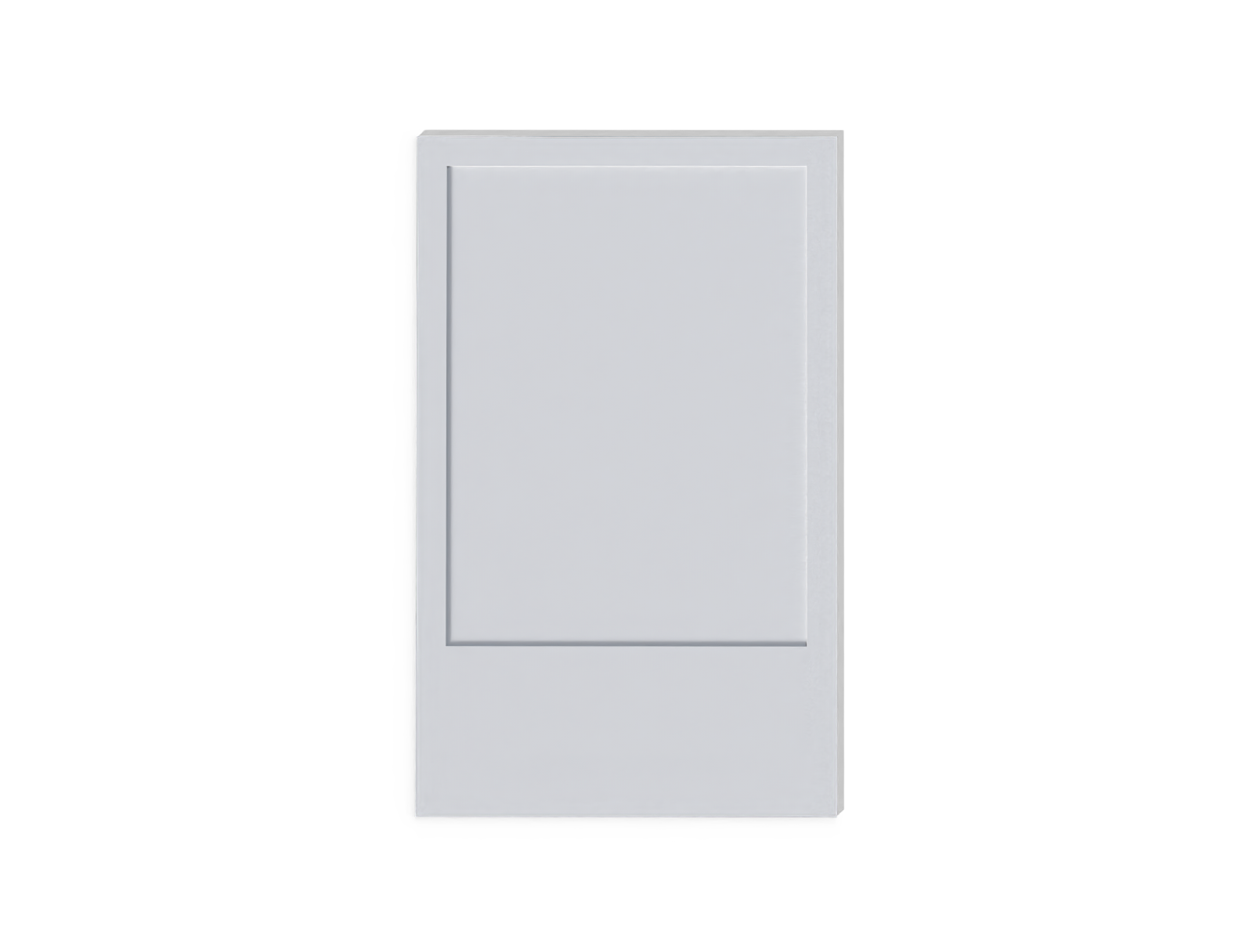 Polaroid photo — White paperboard