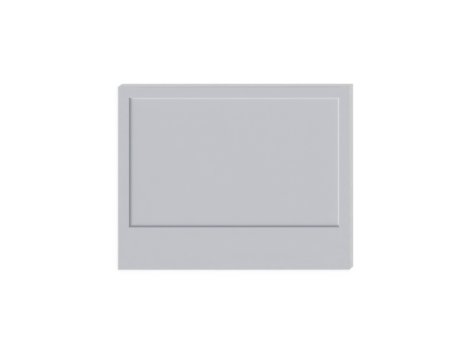 Photo frame — White paperboard
