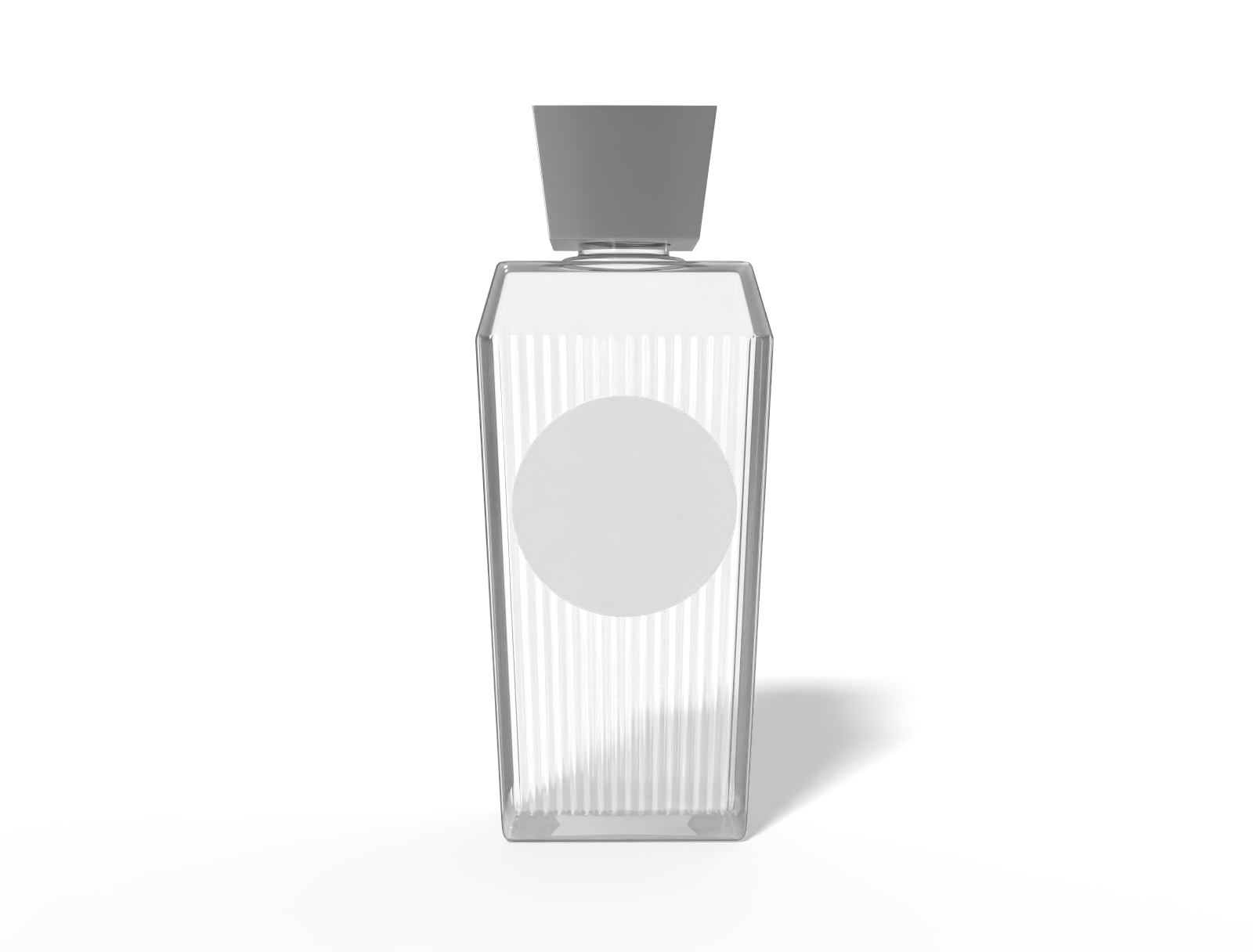 125 ml alcohol bottle — Glossy glass