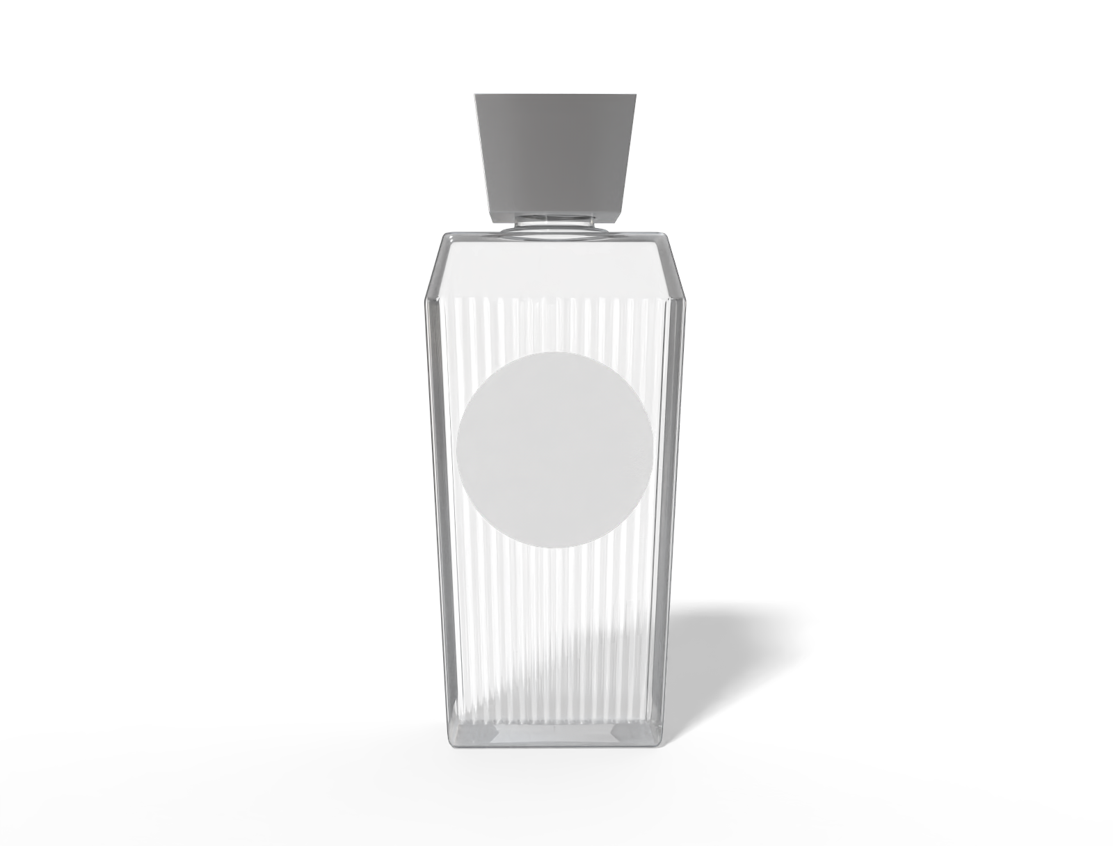250 ml alcohol bottle — Glossy glass