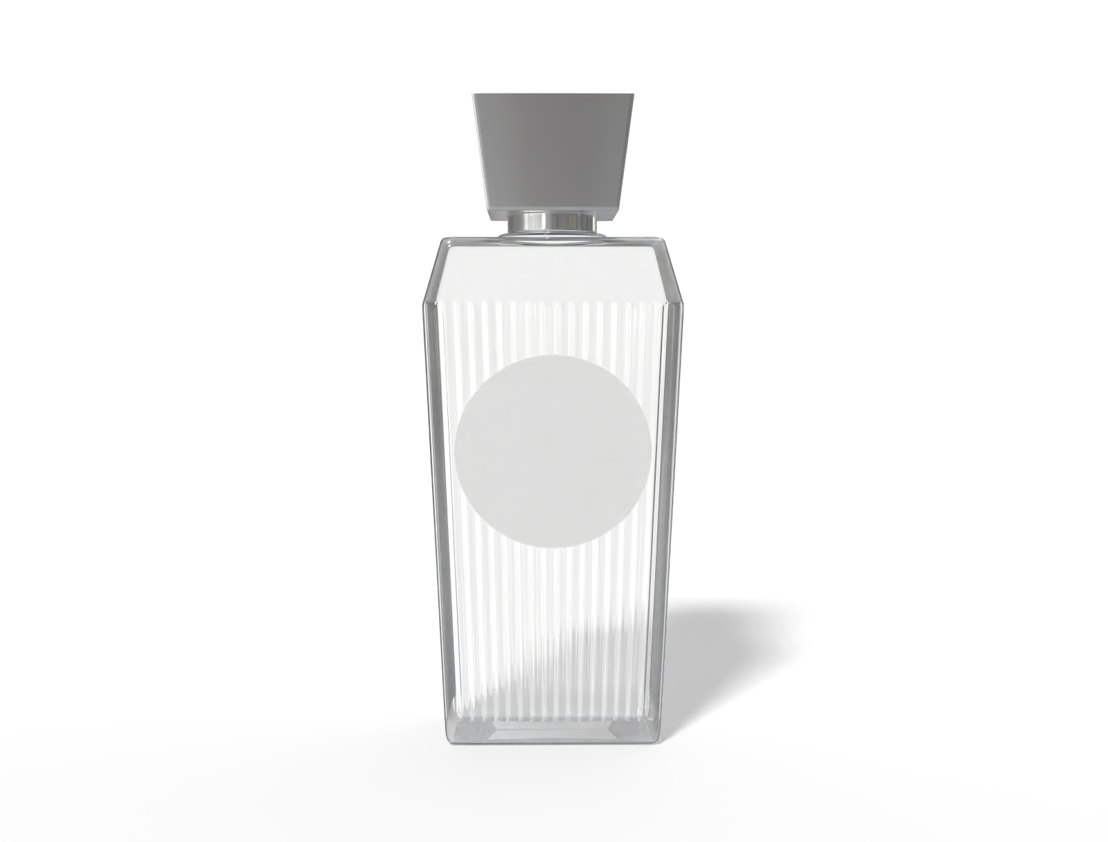 500 ml alcohol bottle — Glossy glass