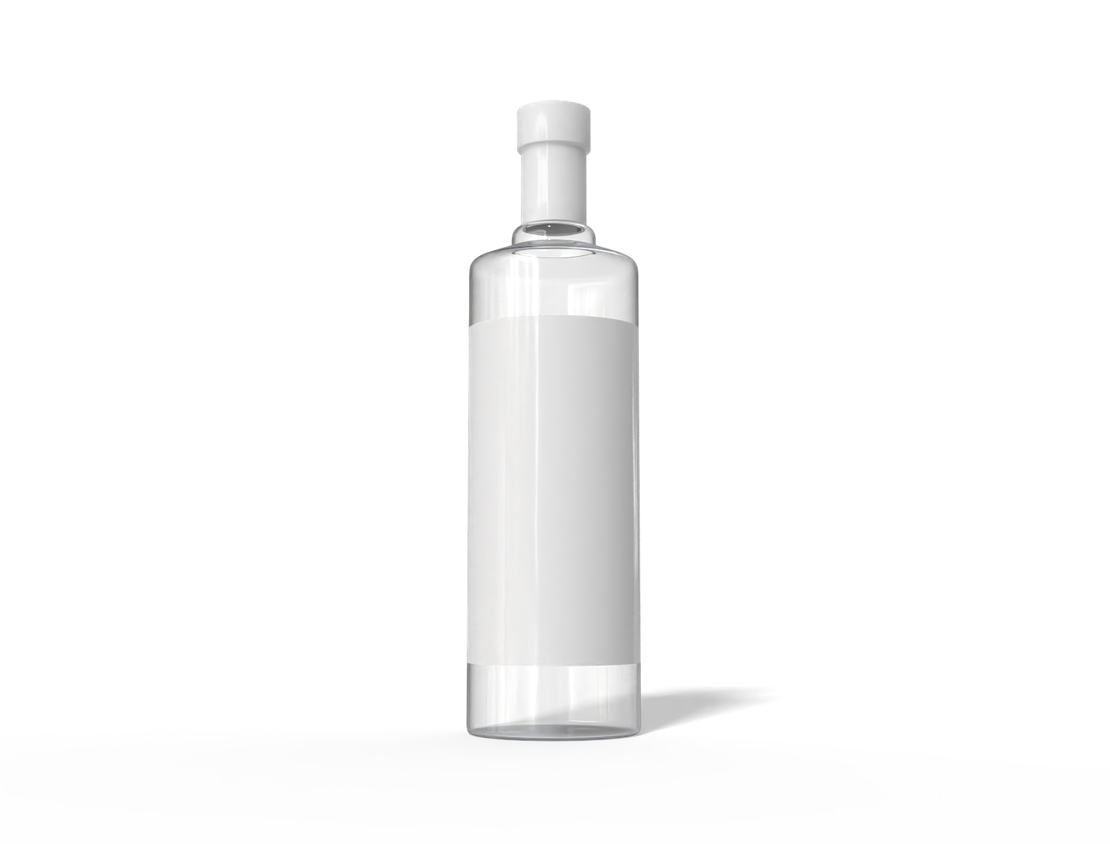 500 ml liquor bottle — Glossy glass
