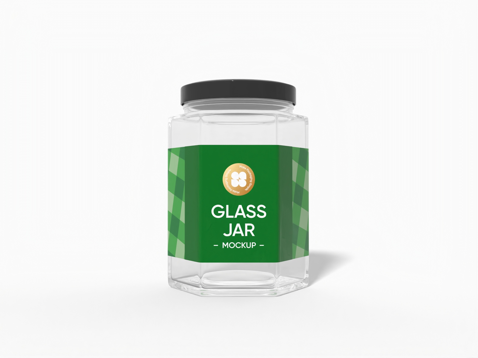 Glass jar — Glossy glass
