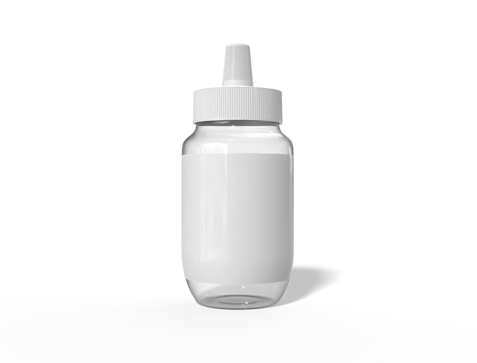 Plastic nozzle bottle — Glossy plastic