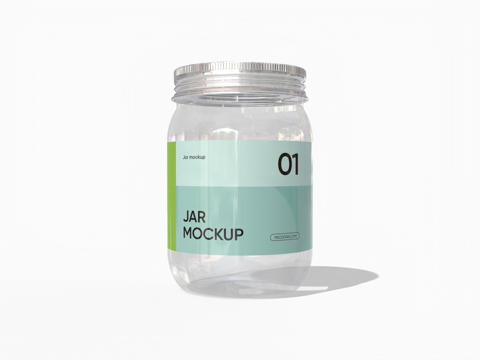 Glass jar — Glossy glass