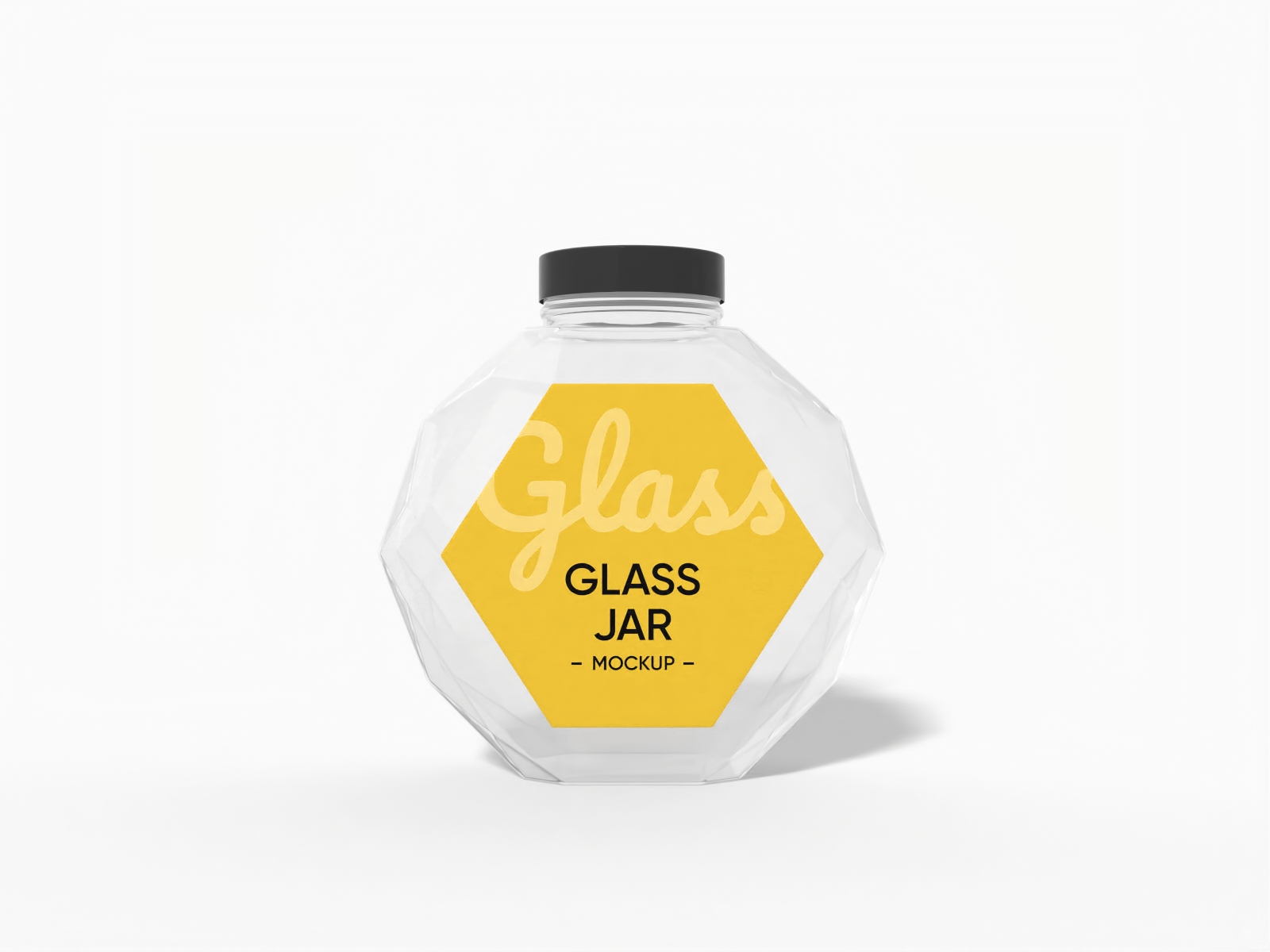 Glass jar — Glossy glass