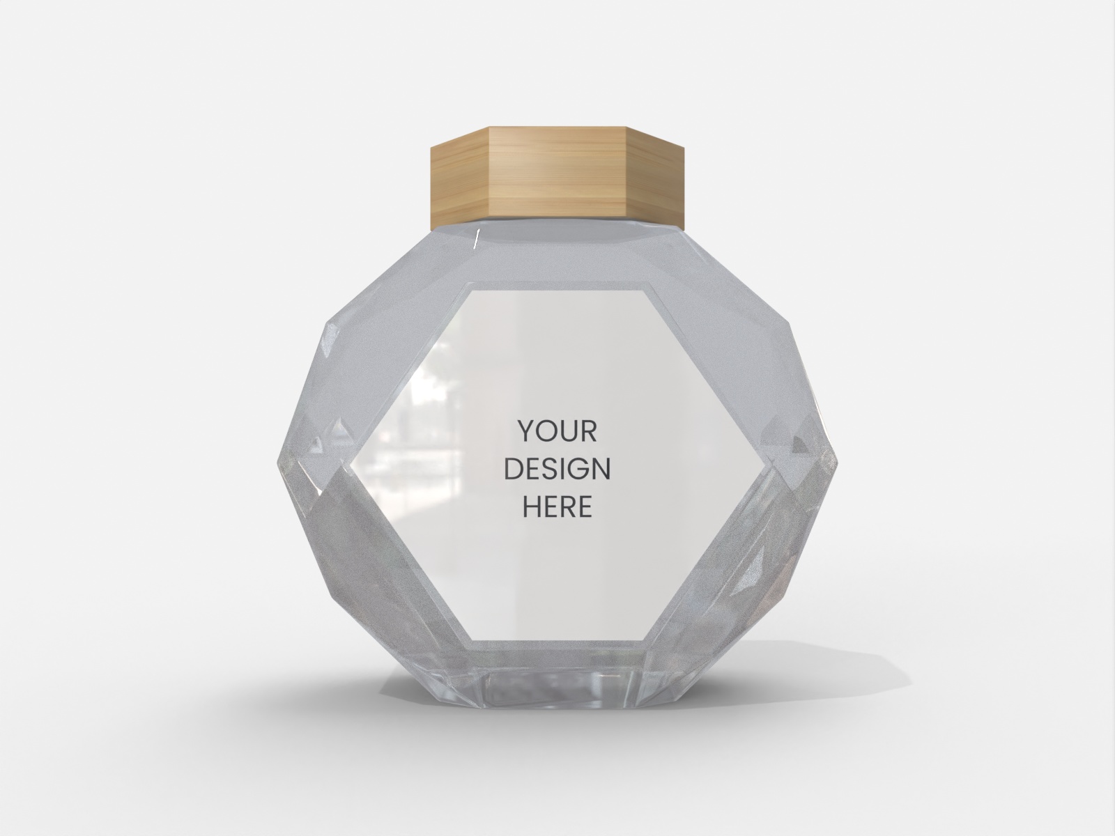 Honey jar — Glossy glass