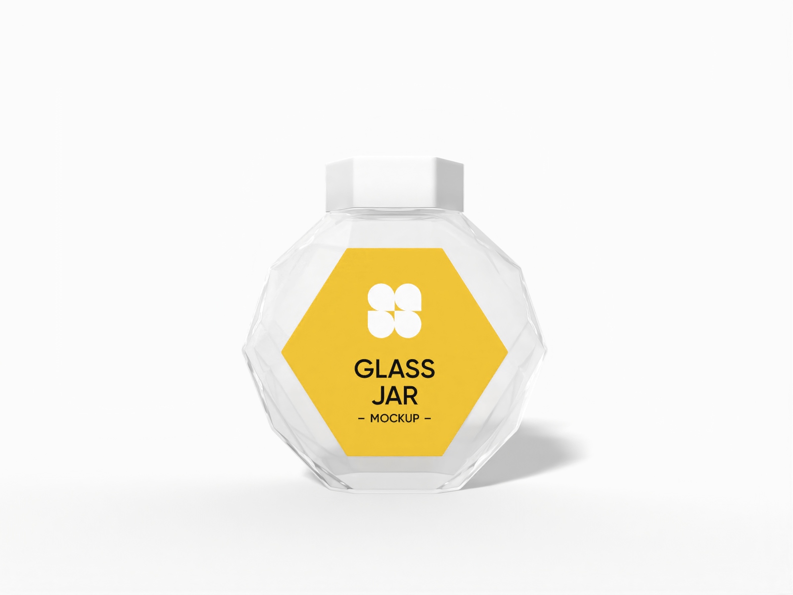 Glass jar — Glossy glass