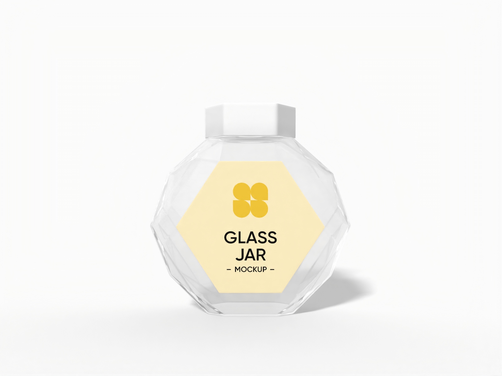 Glass jar — Glossy glass