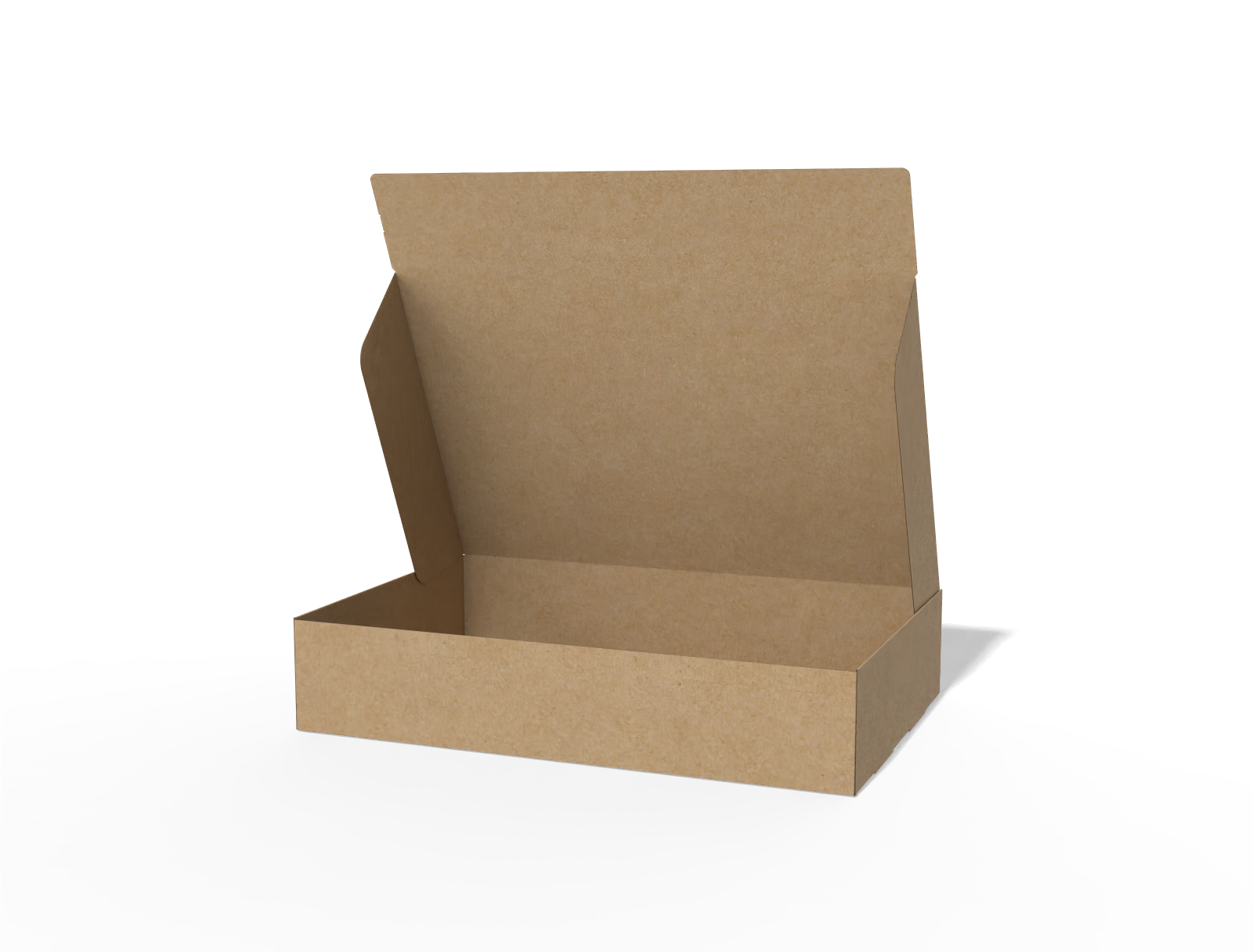 FEFCO 0885 flip top boxes zipper mailer — N-flute corrugated board