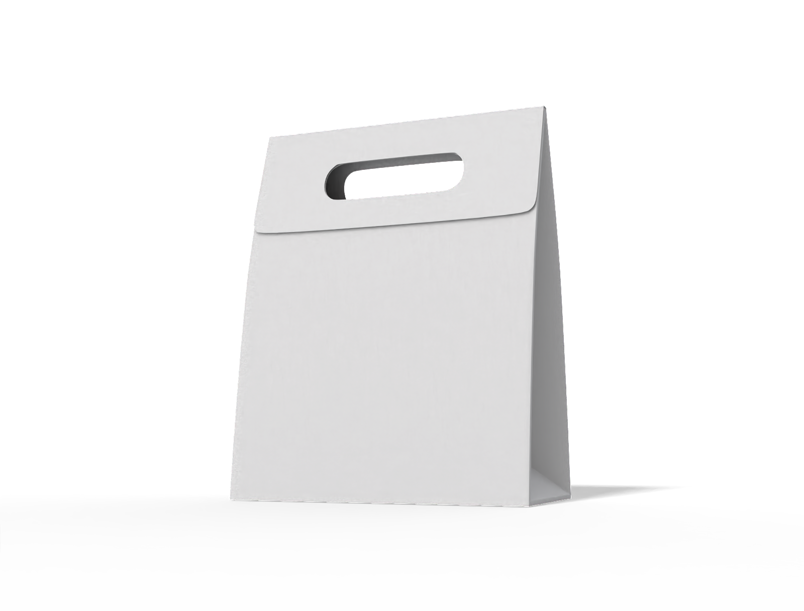 Paper bag — White paperboard