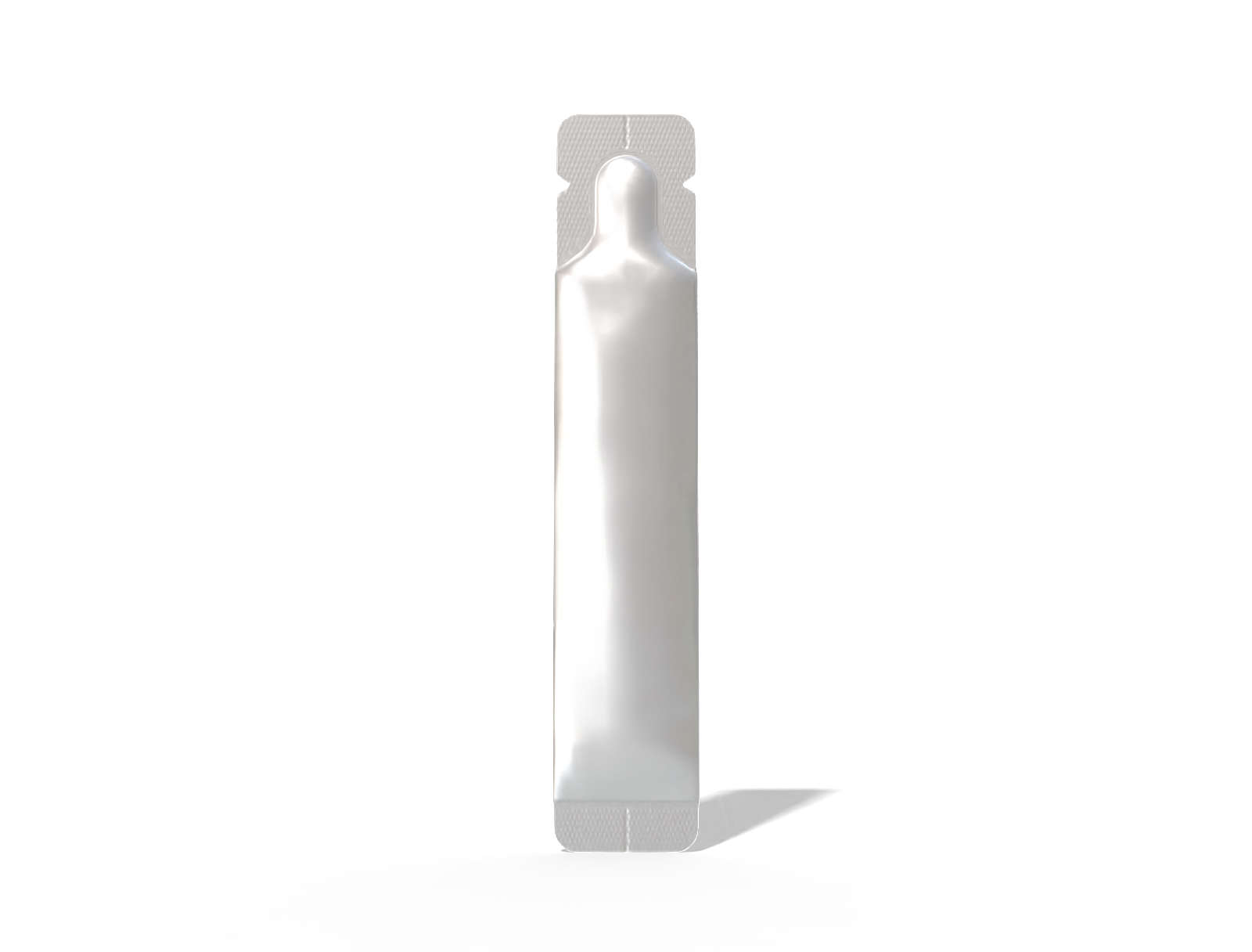 2 × 12 shaped sugar sachet — Glossy plastic