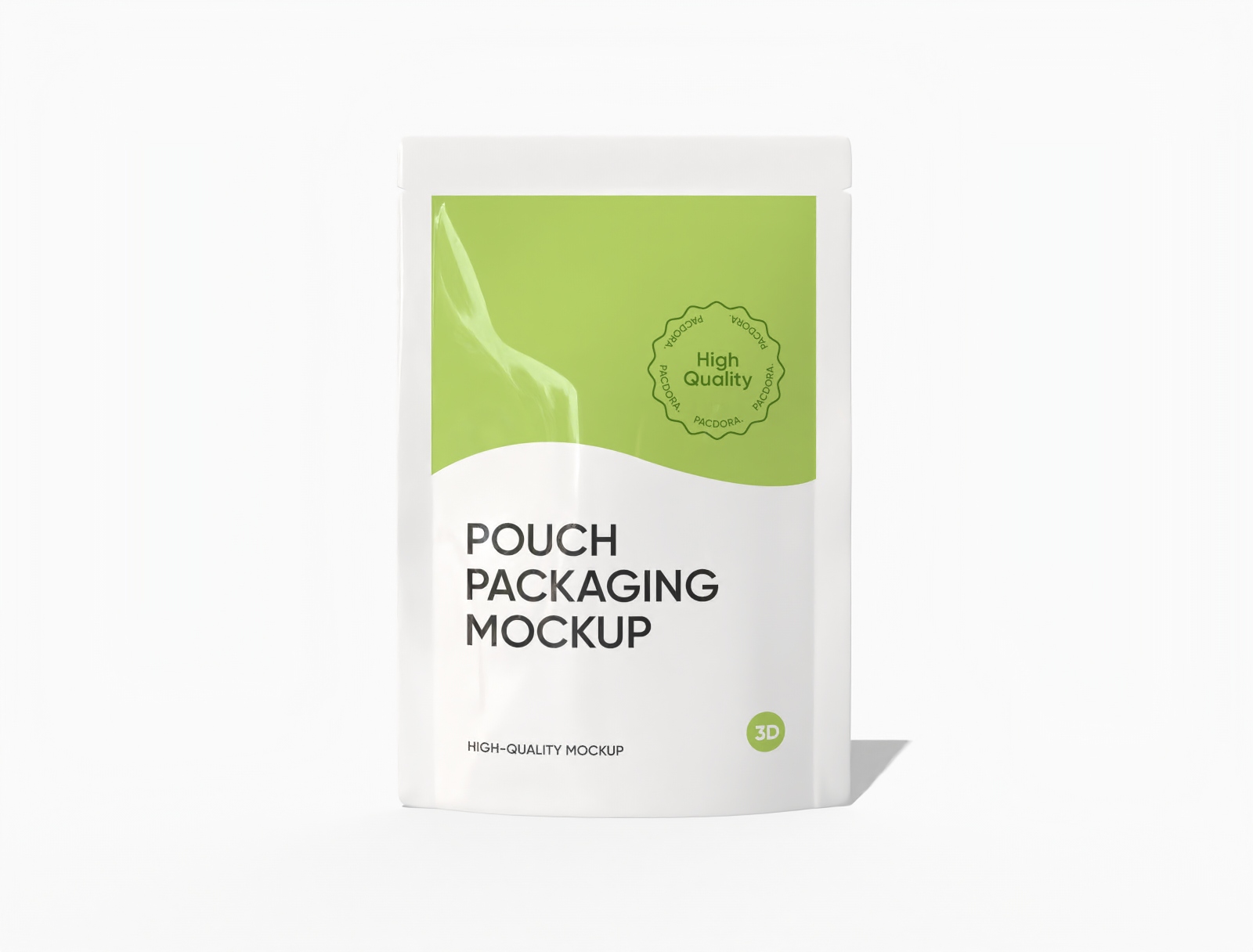 Pouch packaging — Glossy plastic