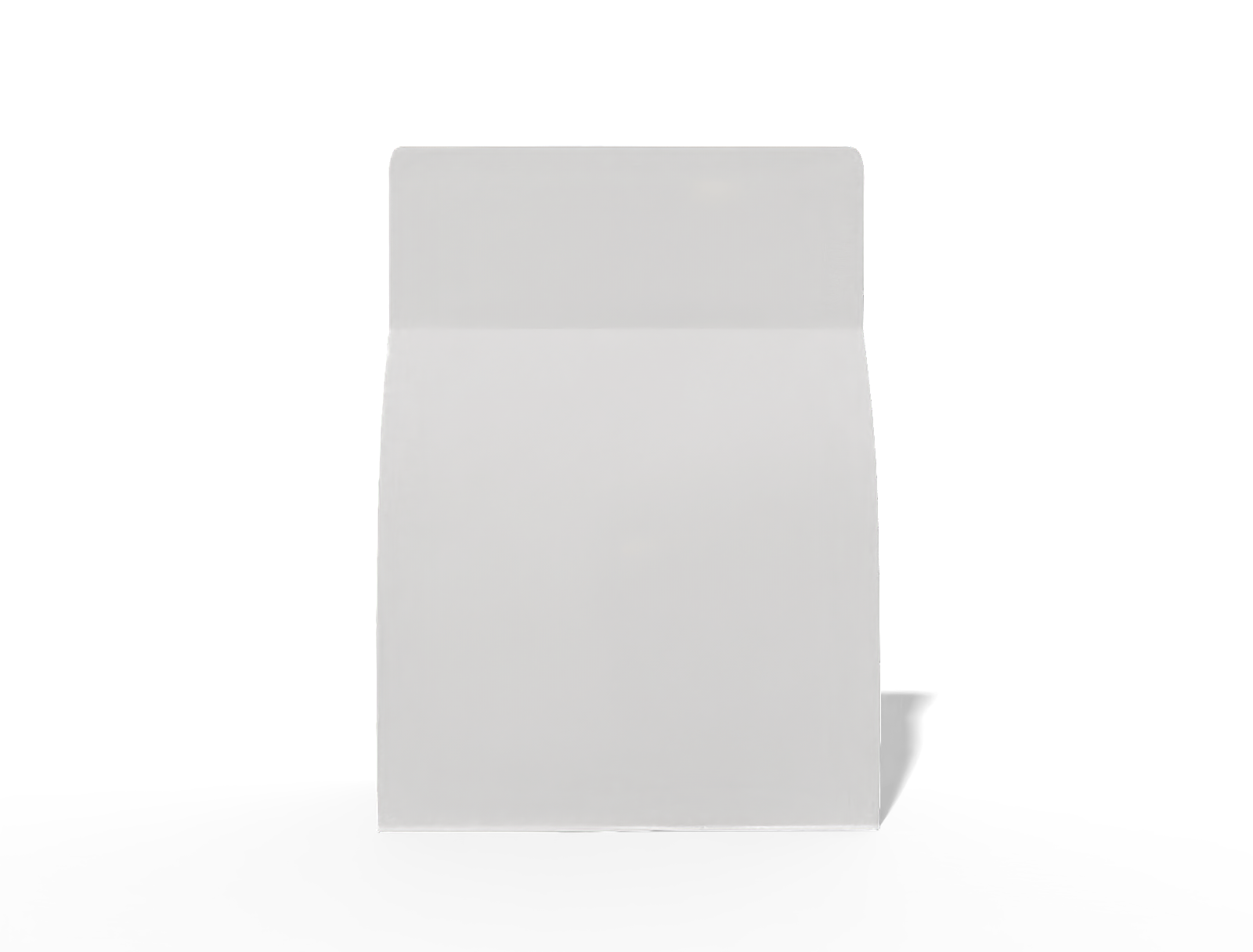 Stand up coffee pouch — Glossy plastic