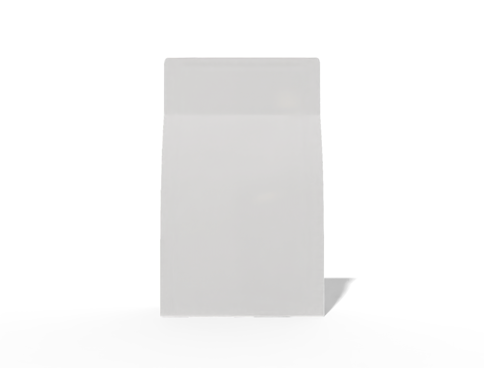 Stand up coffee pouch — Glossy plastic