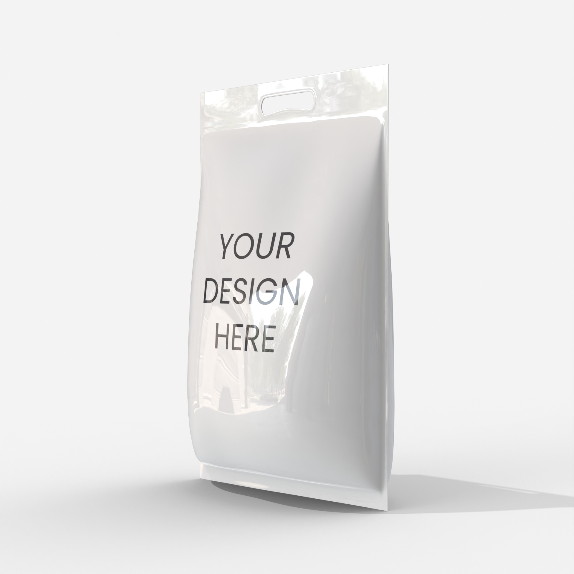Stand up pouch — Glossy plastic