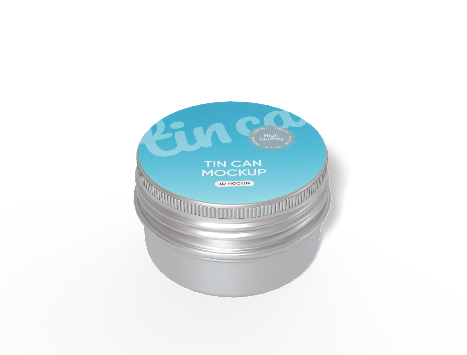 Small tin can — Matte metal