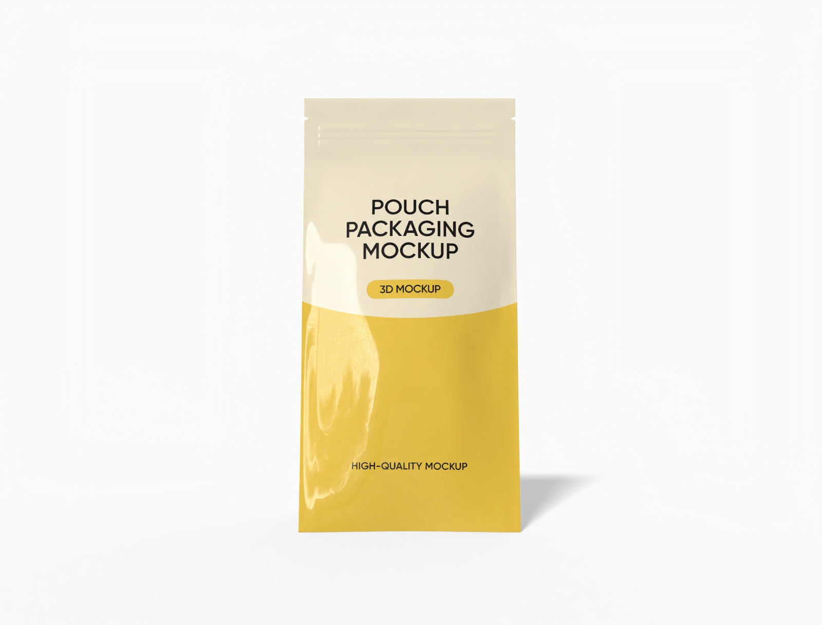 Pouch packaging — Glossy plastic