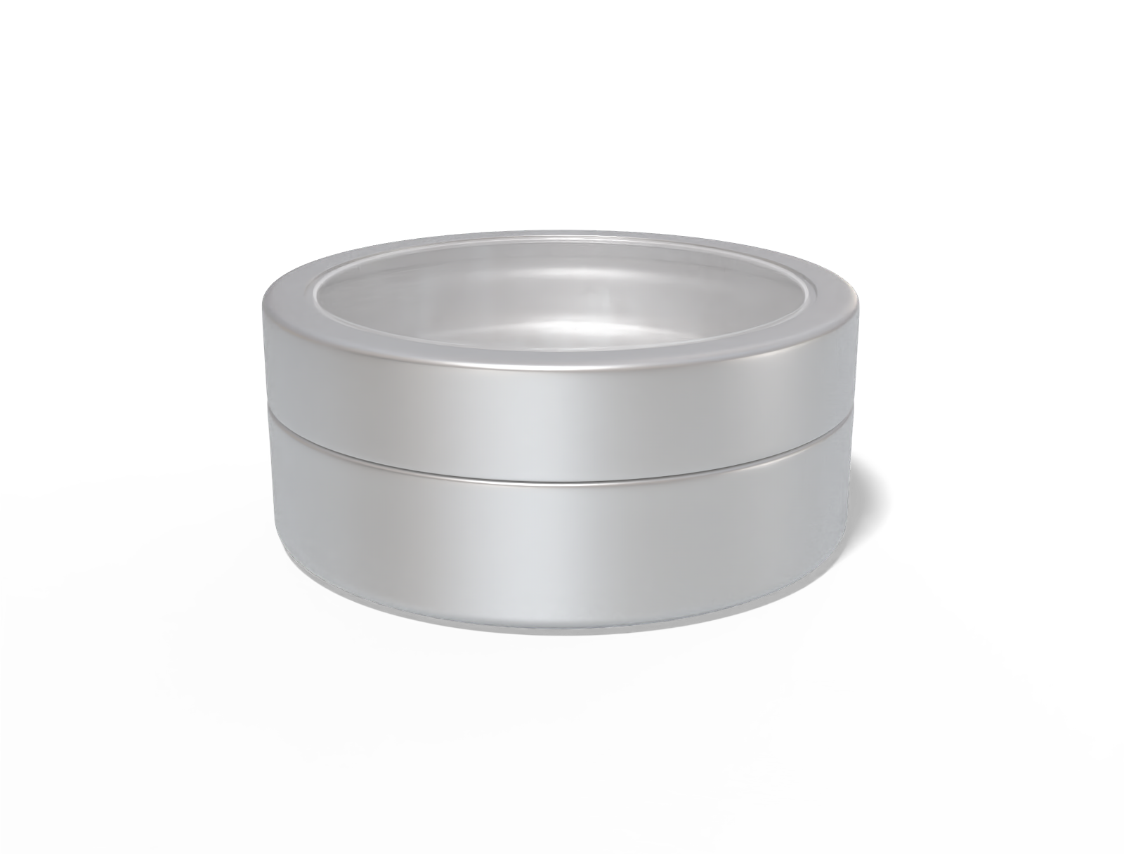 Small tin can — Matte metal