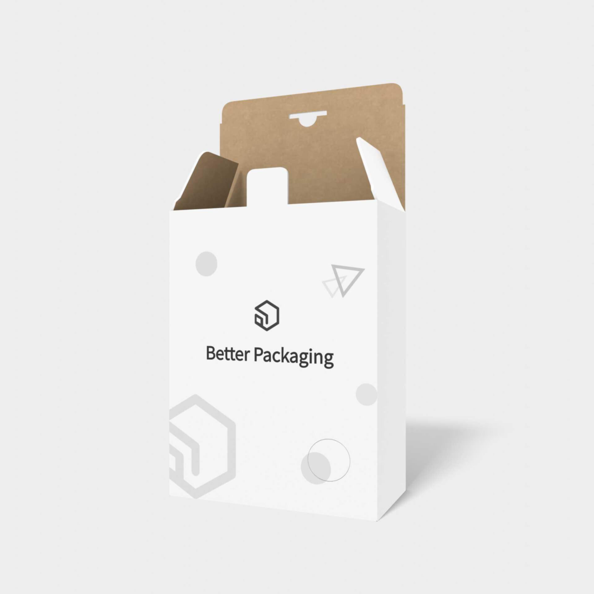 Tuck end boxes auto bottome snap lock snap lock — White paperboard