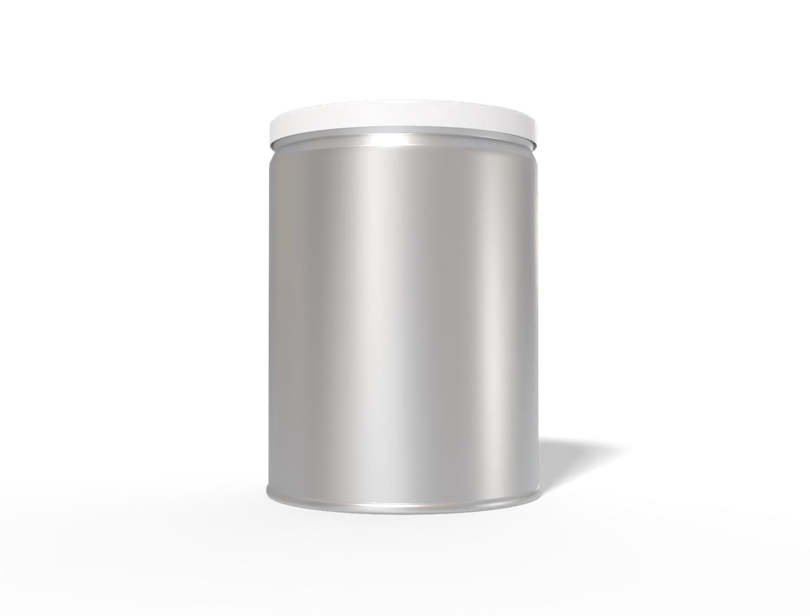 Tall tin can — Matte metal