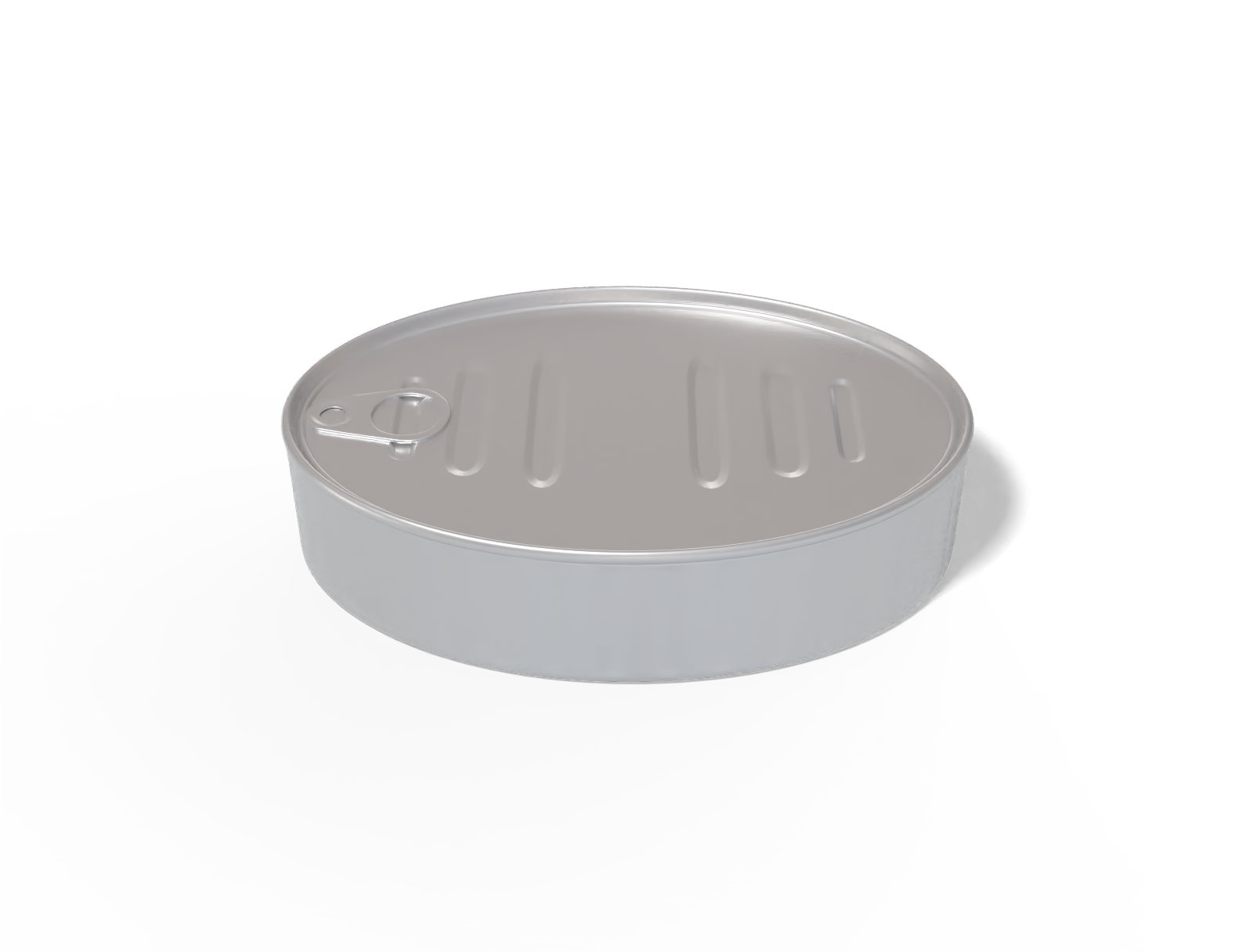 Wide food can — Matte metal