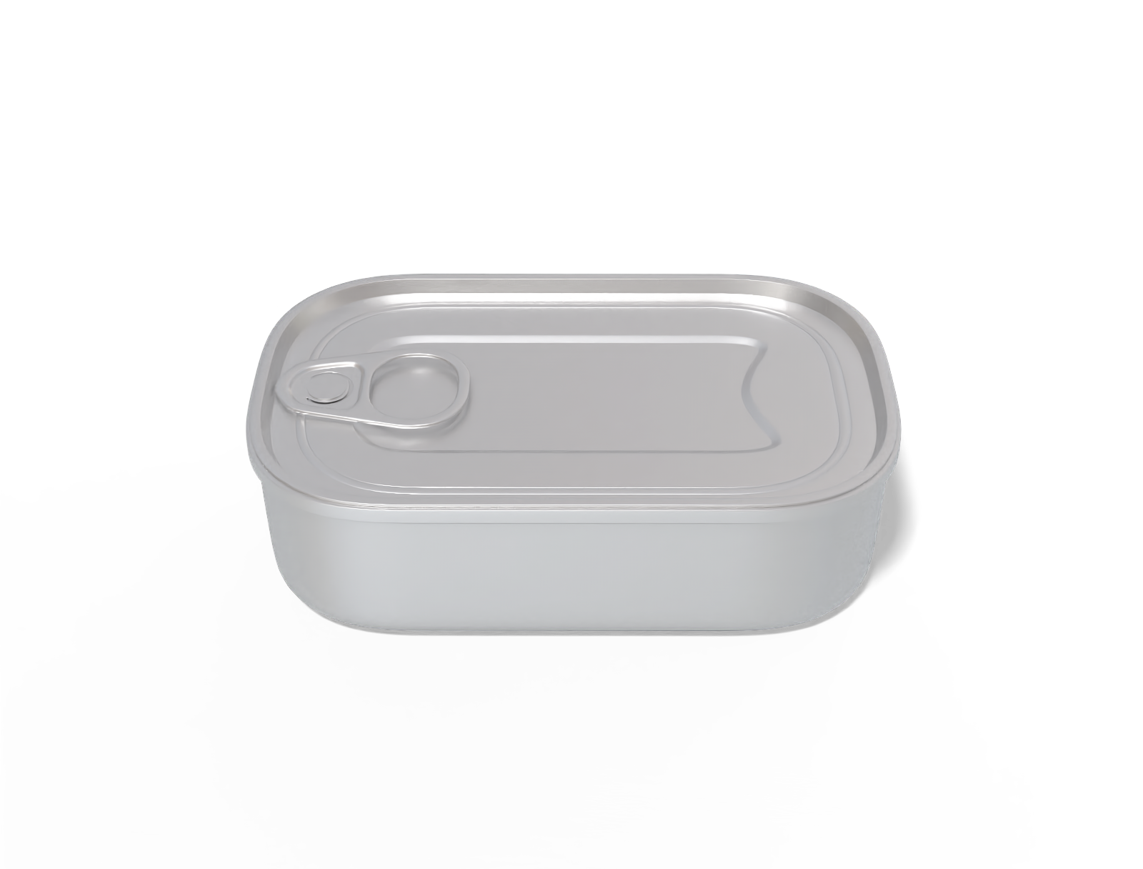 Small sardine can — Matte metal