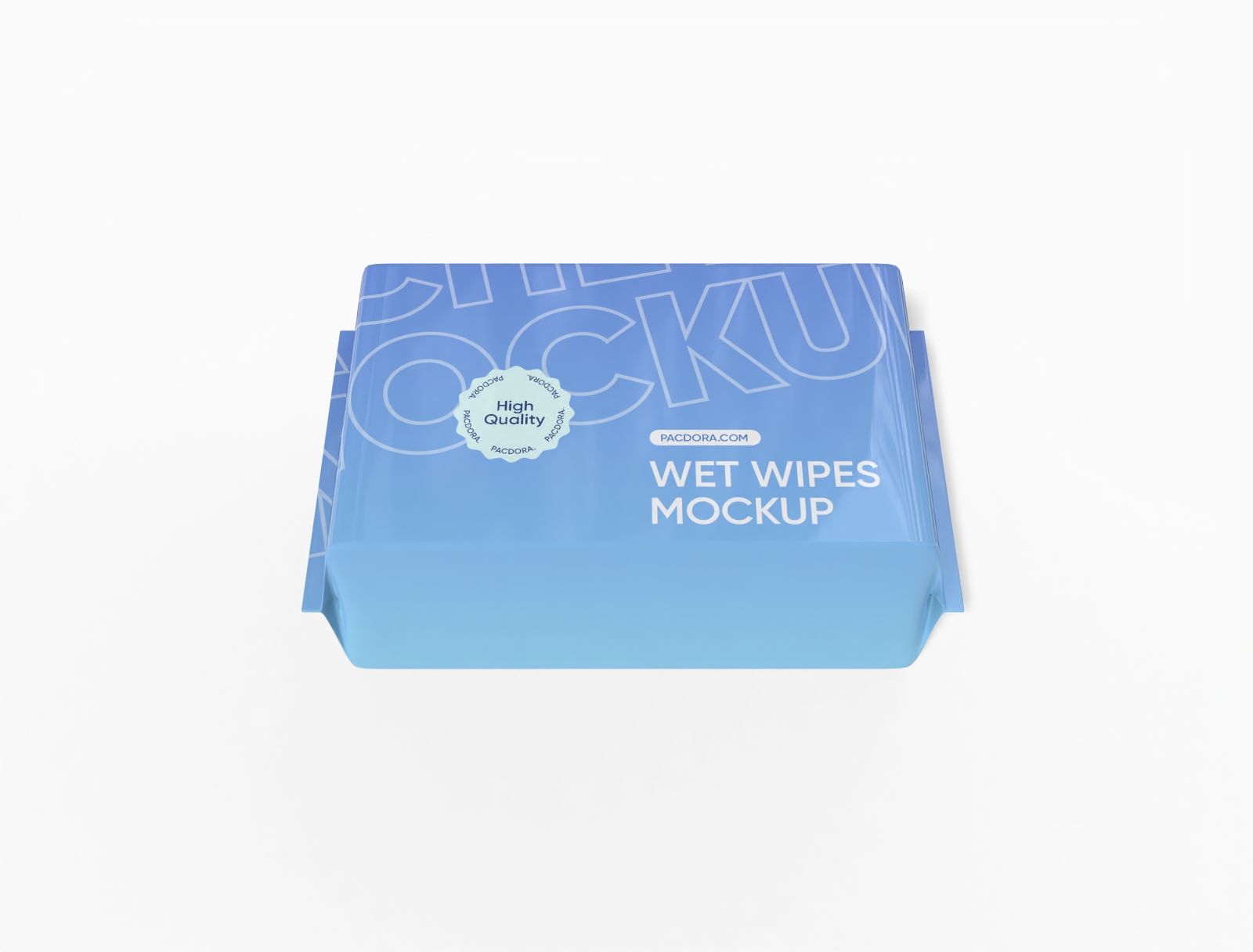Wet wipes — Glossy plastic
