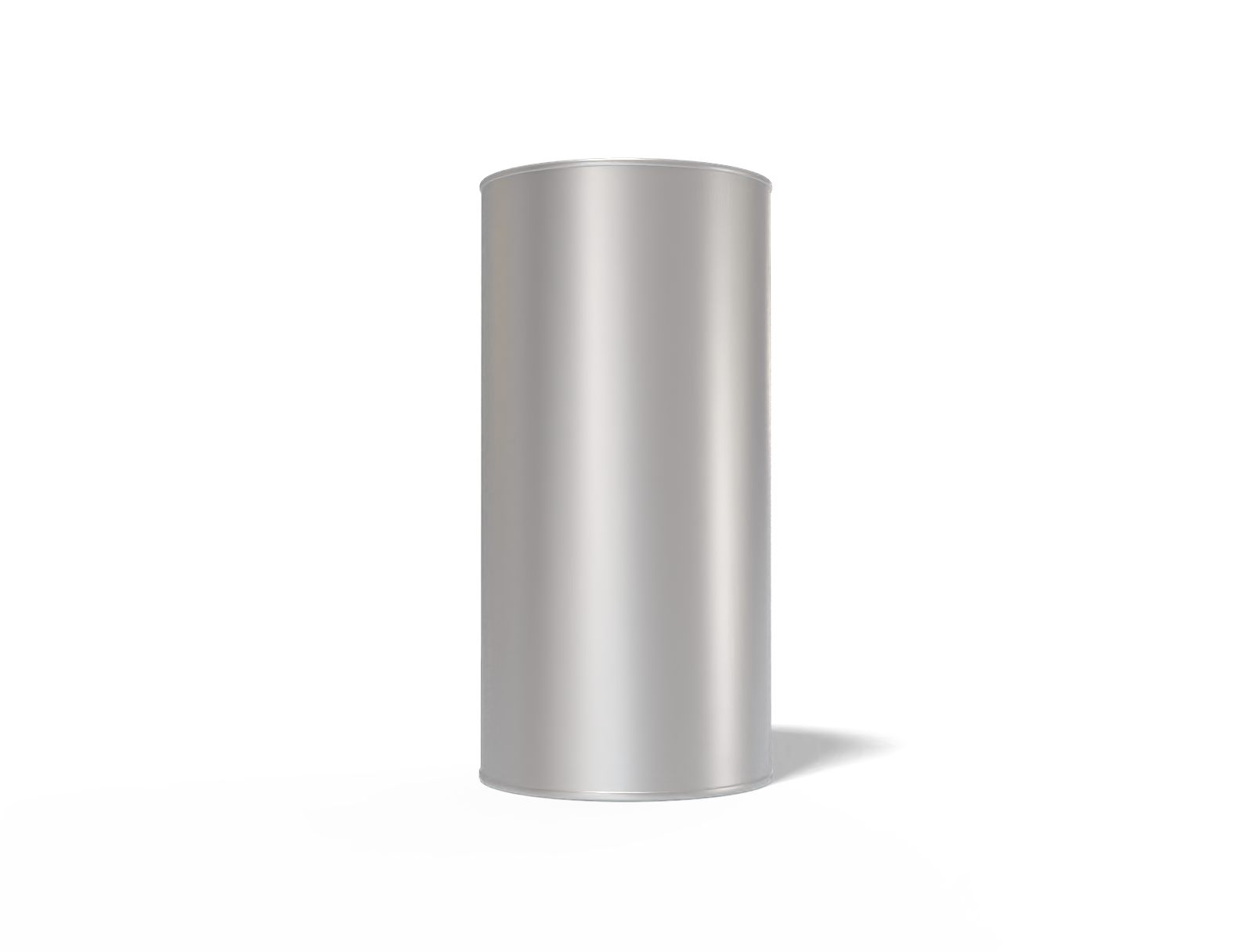 Medium coffee can — Matte metal
