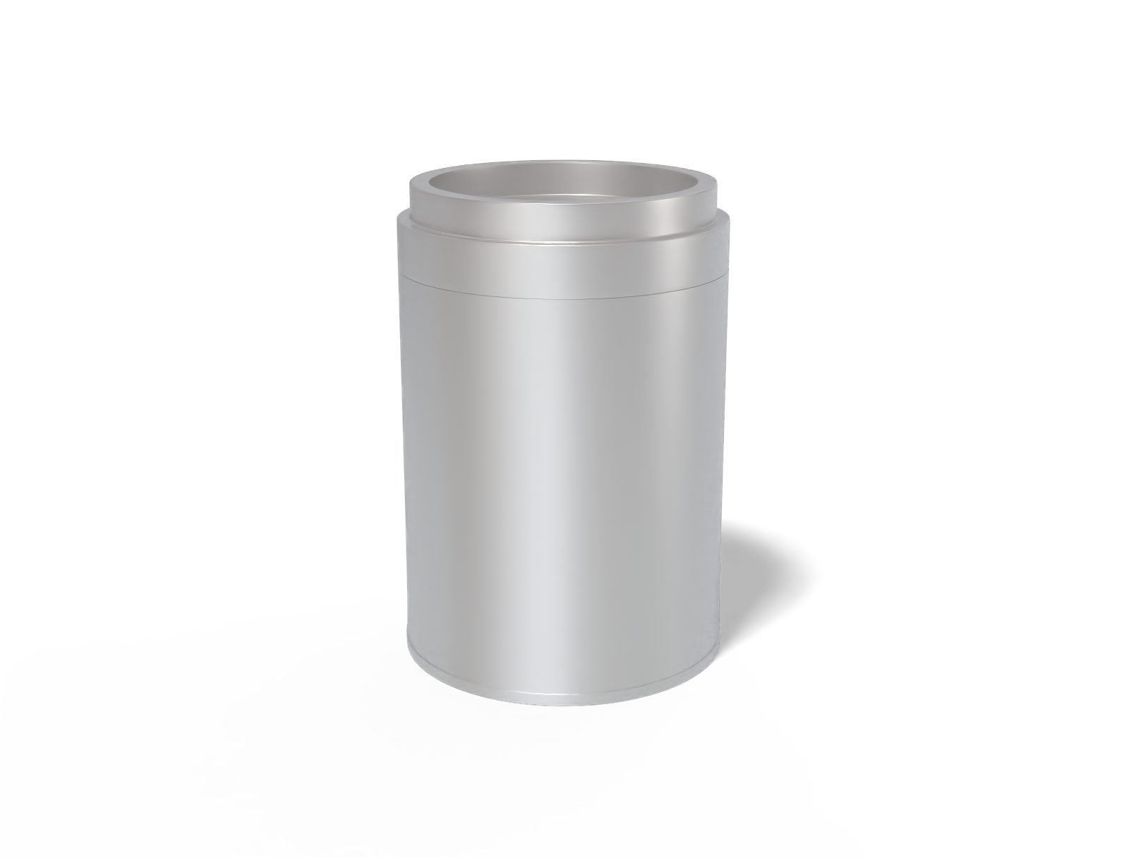 Short coffee can — Matte metal